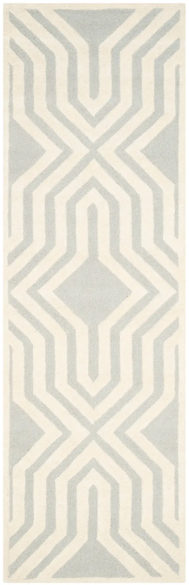 Cambridge Concentric Diamond Trellis Hand-Tufted Wool Rug