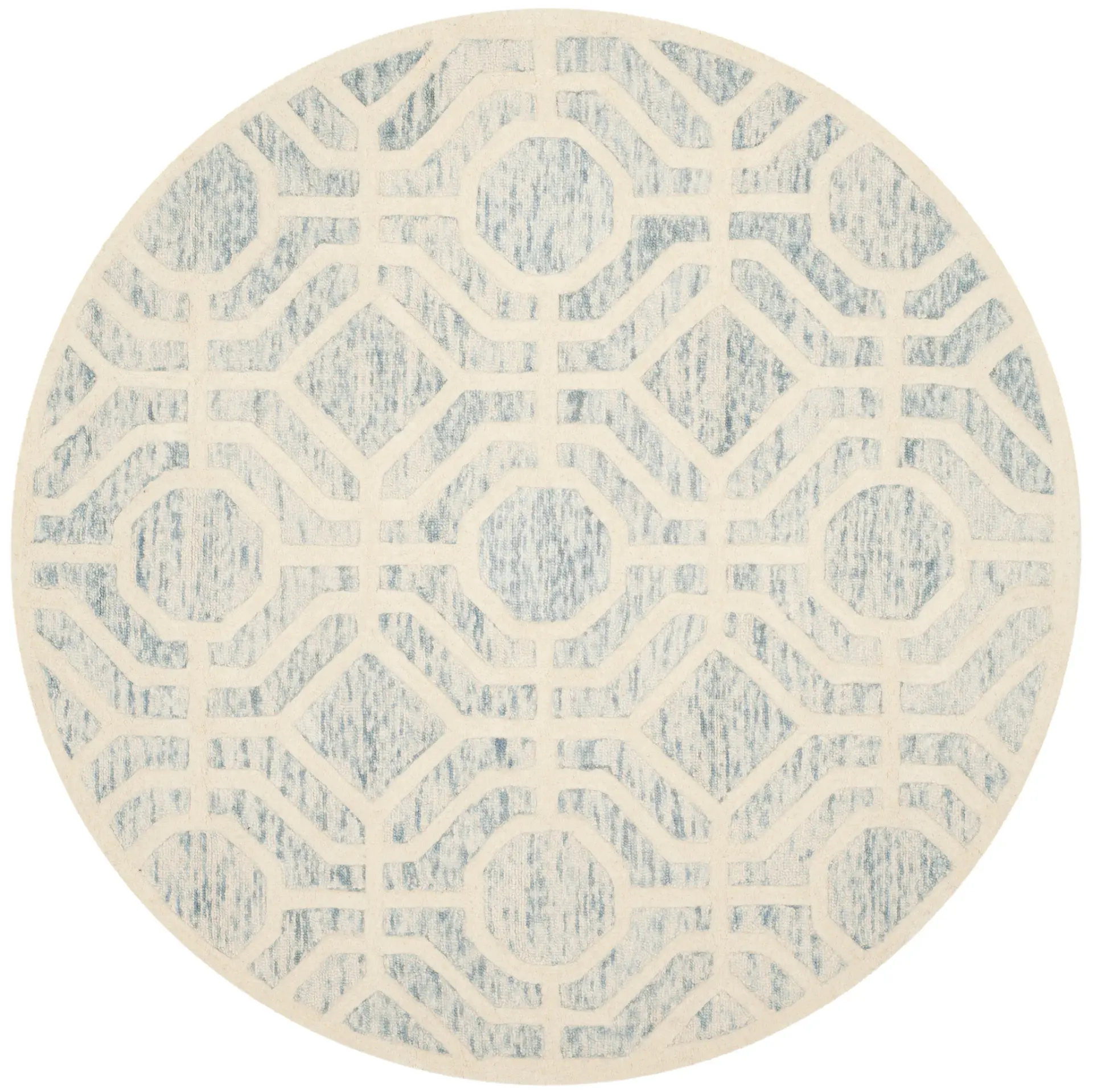 Cambridge Octagon Lattice Hand-Tufted Wool Rug