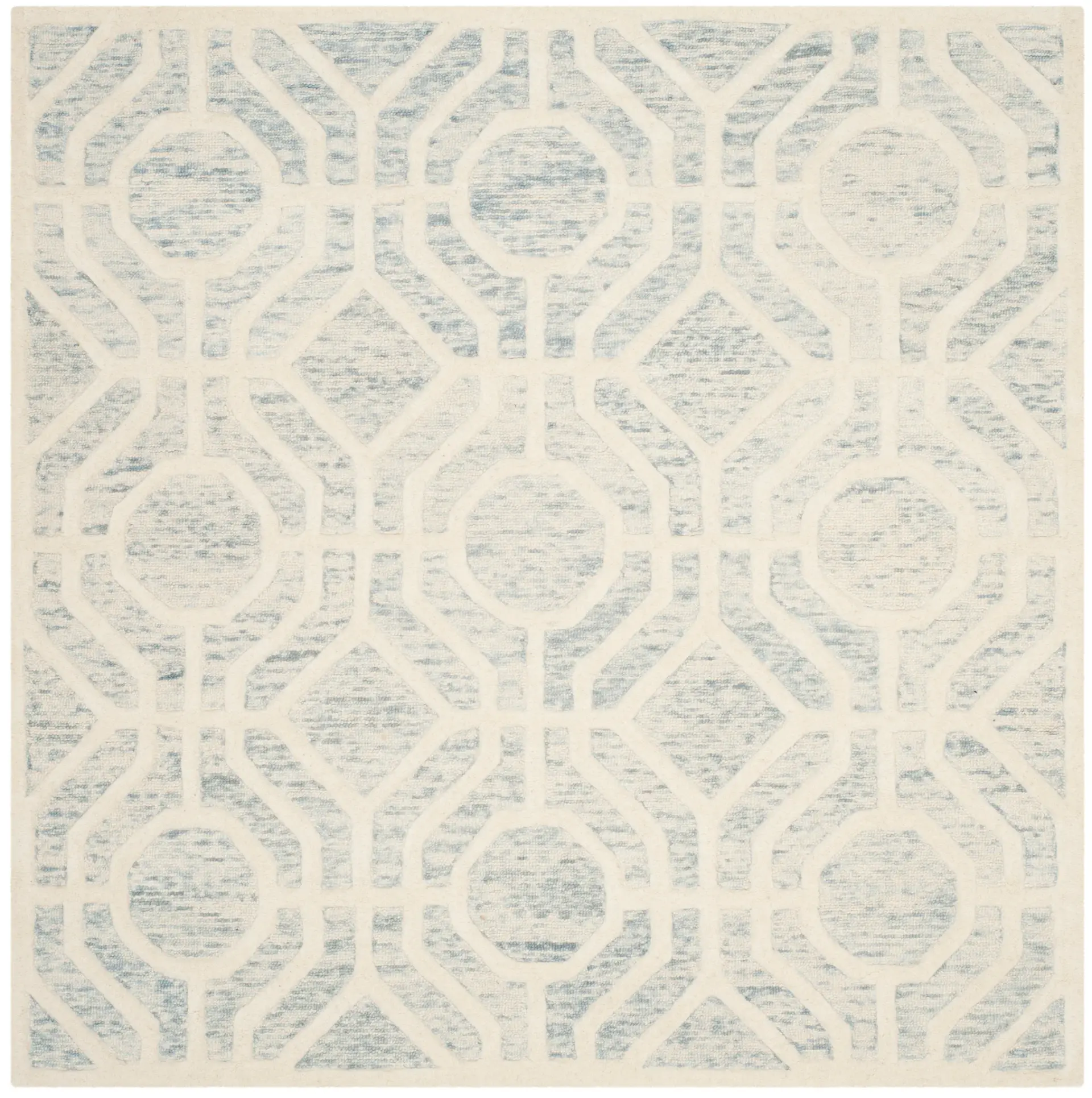 Cambridge Octagon Lattice Hand-Tufted Wool Rug