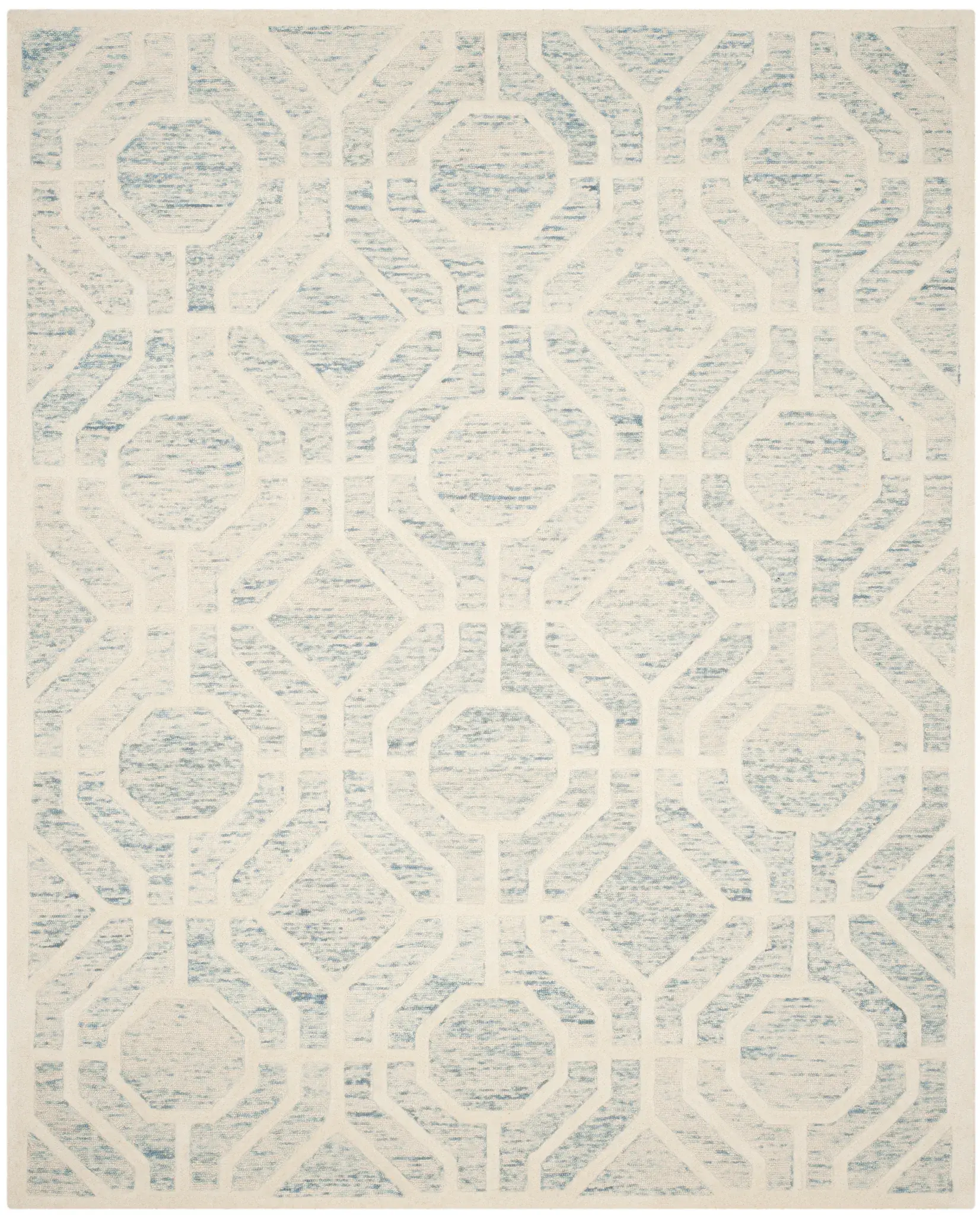 Cambridge Octagon Lattice Hand-Tufted Wool Rug