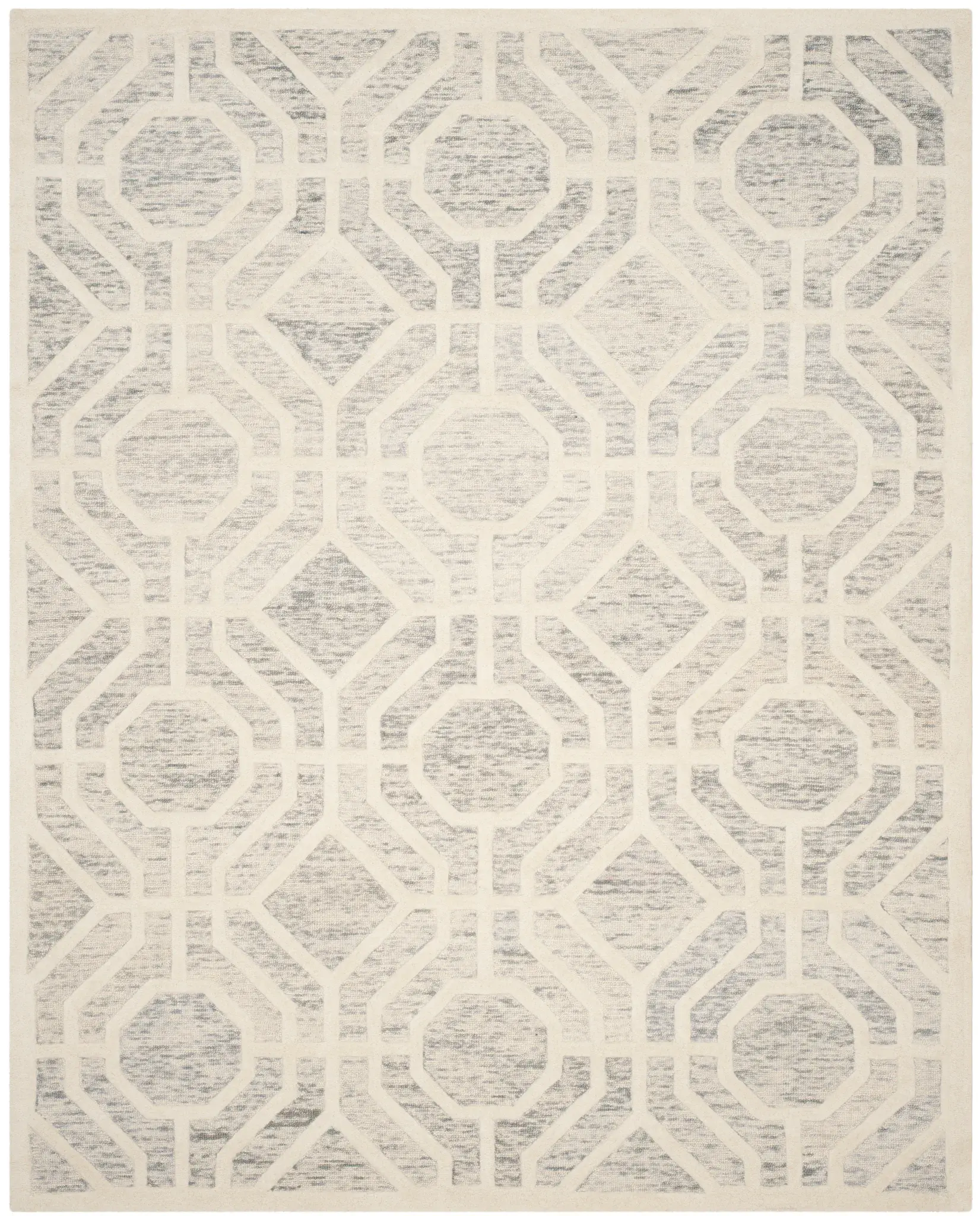 Cambridge Octagon Lattice Hand-Tufted Wool Rug