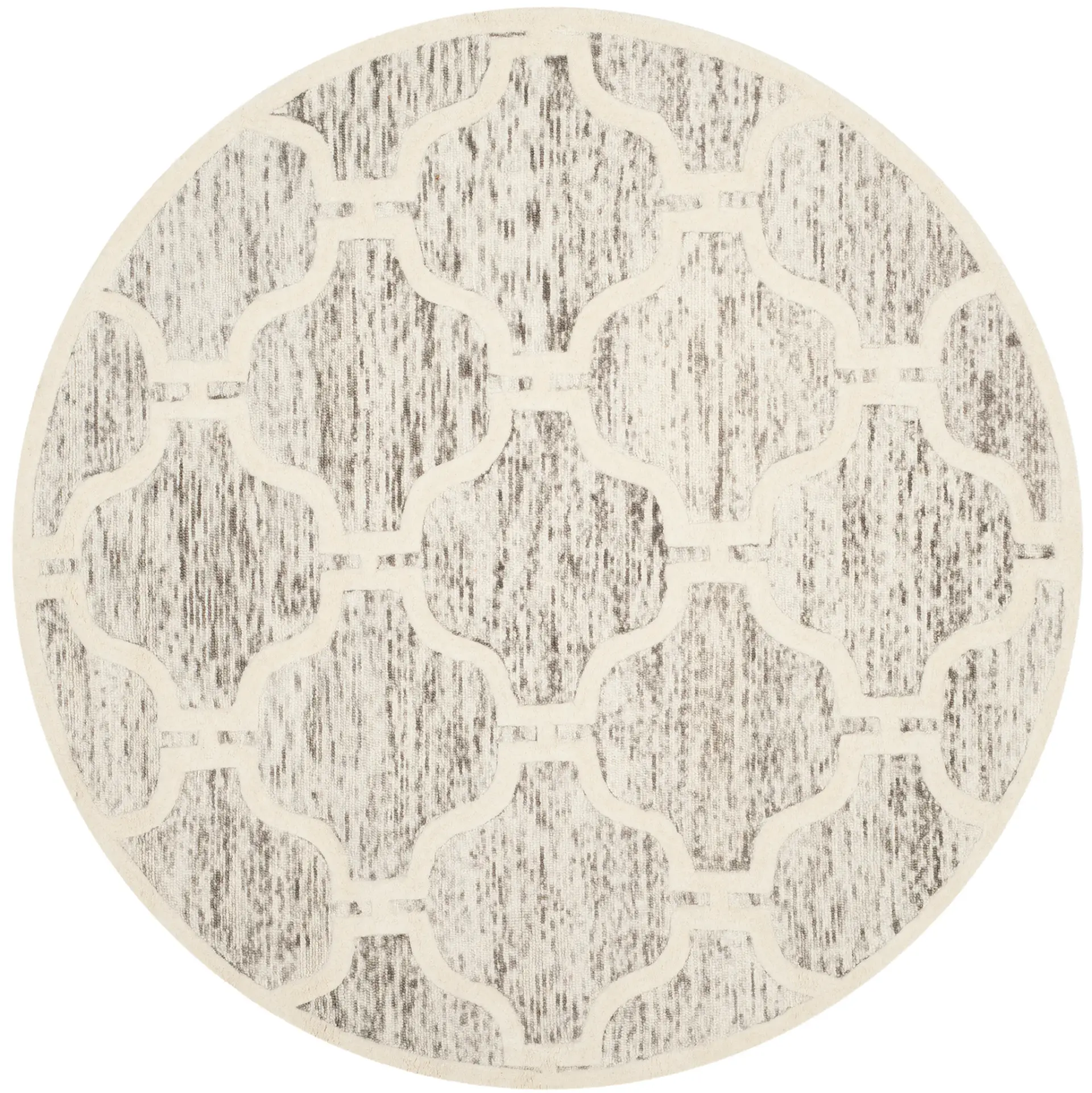 Cambridge Interlocking Lattice Hand-Tufted Wool Rug