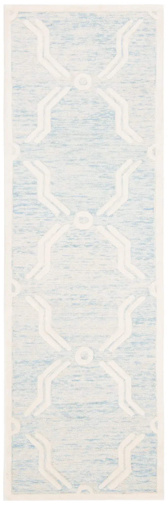 Cambridge Fretwork Lattice Hand-Tufted Wool Rug