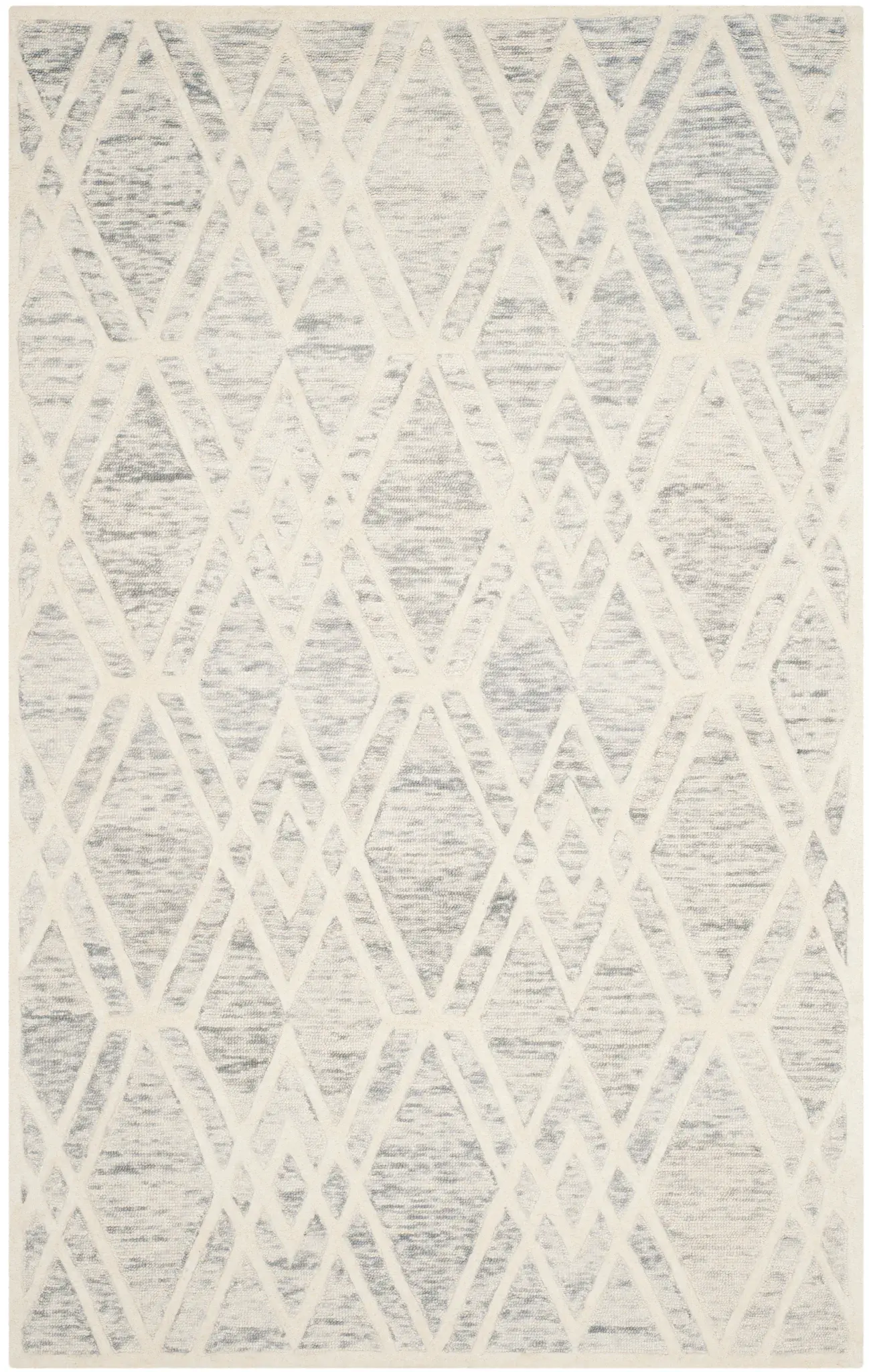 Cambridge Interlocking Diamond Hand-Tufted Wool Rug
