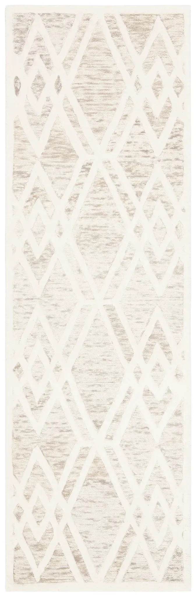 Cambridge Interlocking Diamond Hand-Tufted Wool Rug