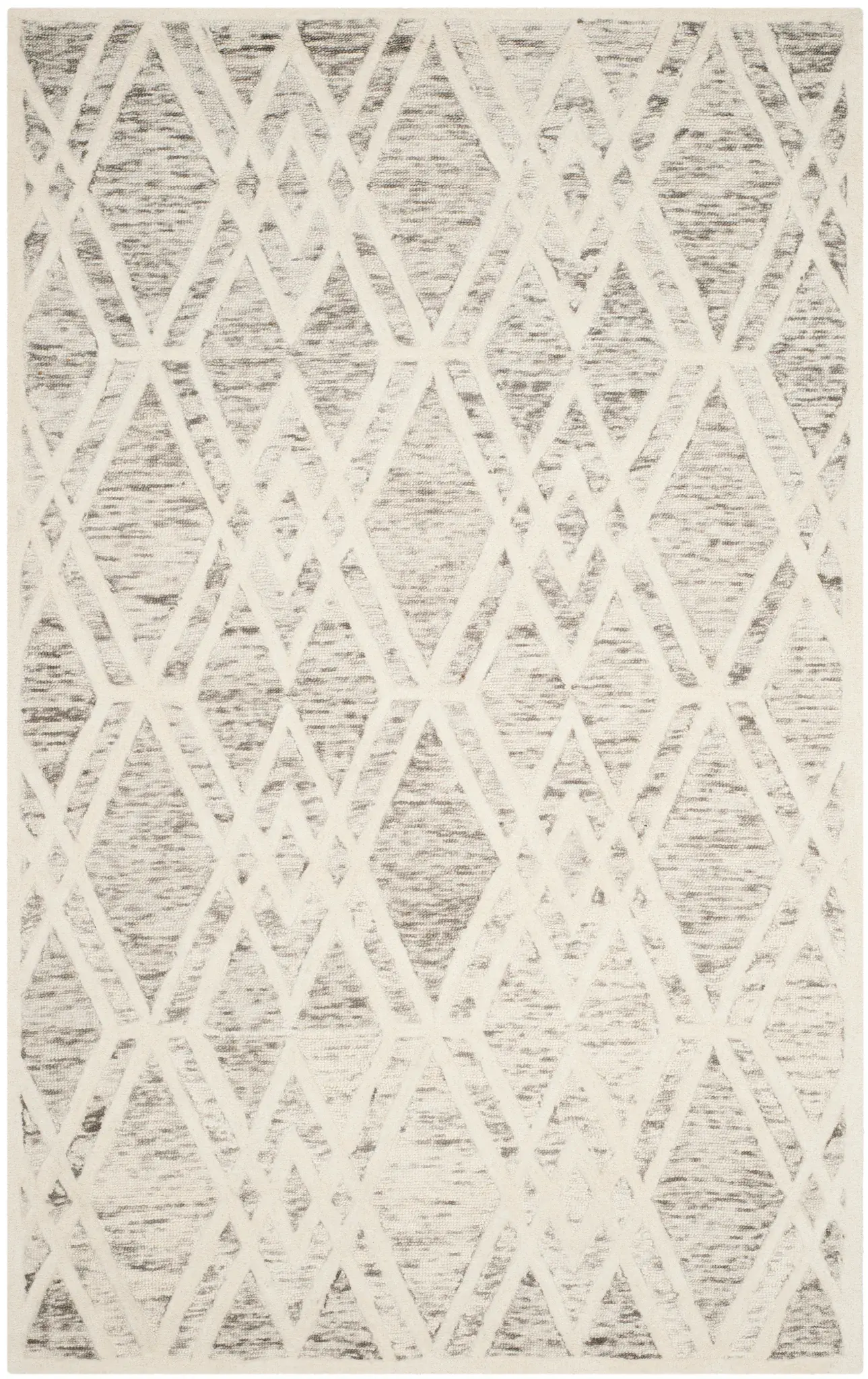 Cambridge Interlocking Diamond Hand-Tufted Wool Rug
