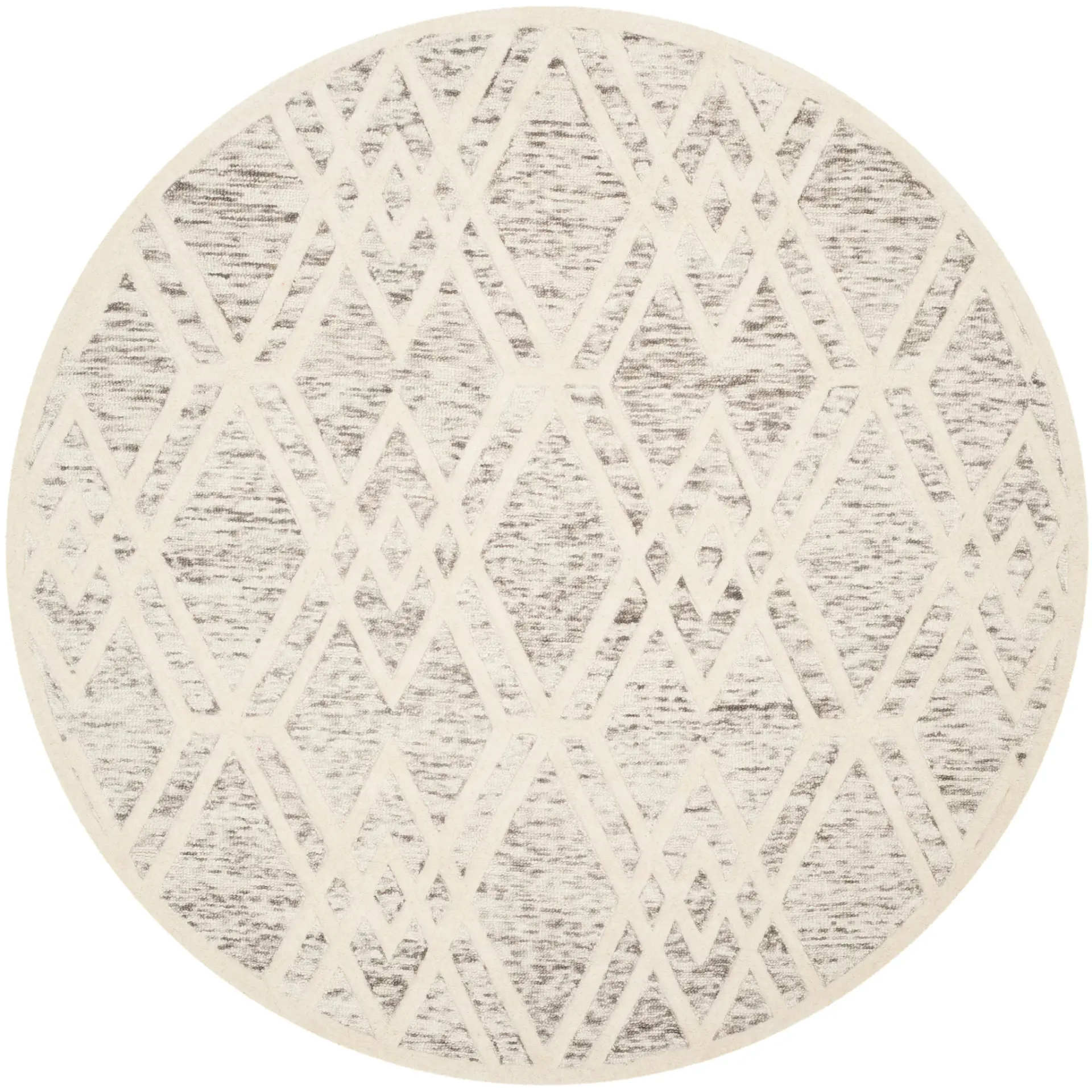 Cambridge Interlocking Diamond Hand-Tufted Wool Rug