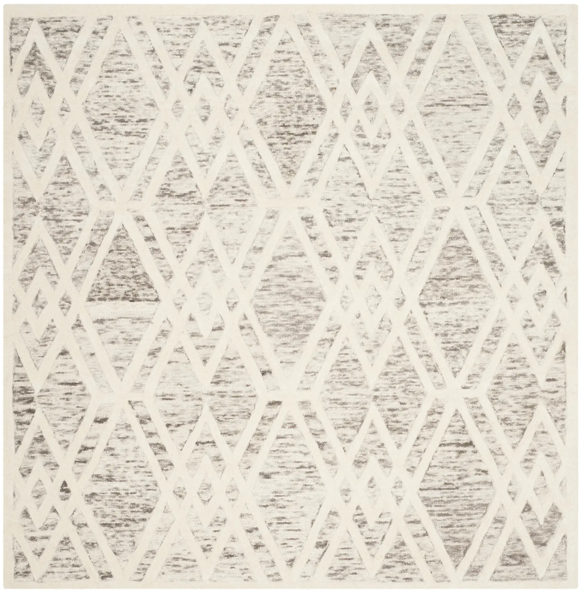 Cambridge Interlocking Diamond Hand-Tufted Wool Rug