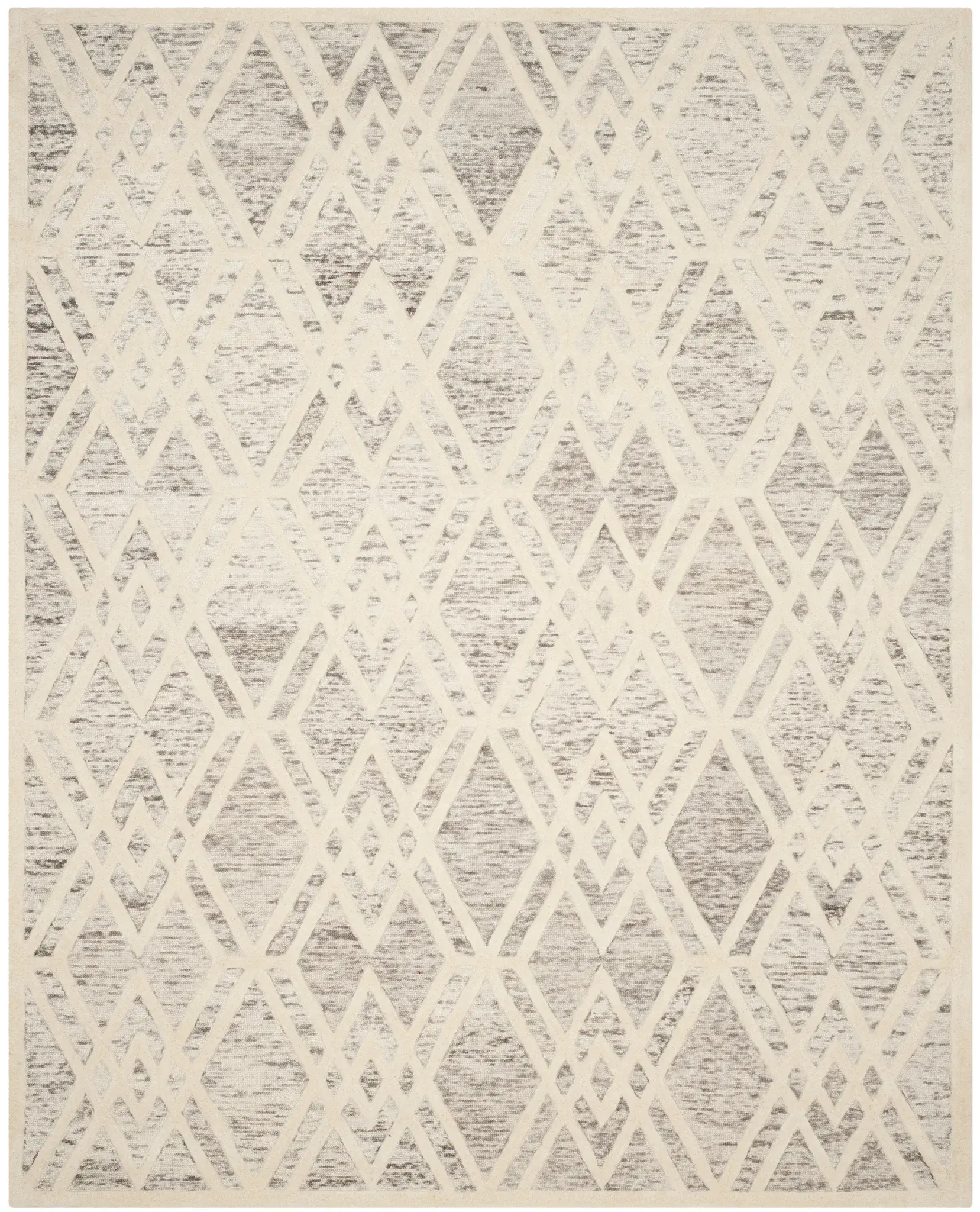 Cambridge Interlocking Diamond Hand-Tufted Wool Rug