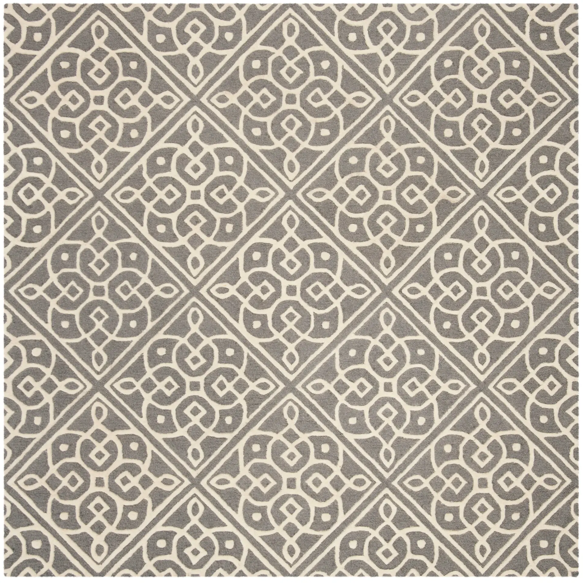 Cambridge Diamond Tile Hand-Tufted Wool Rug