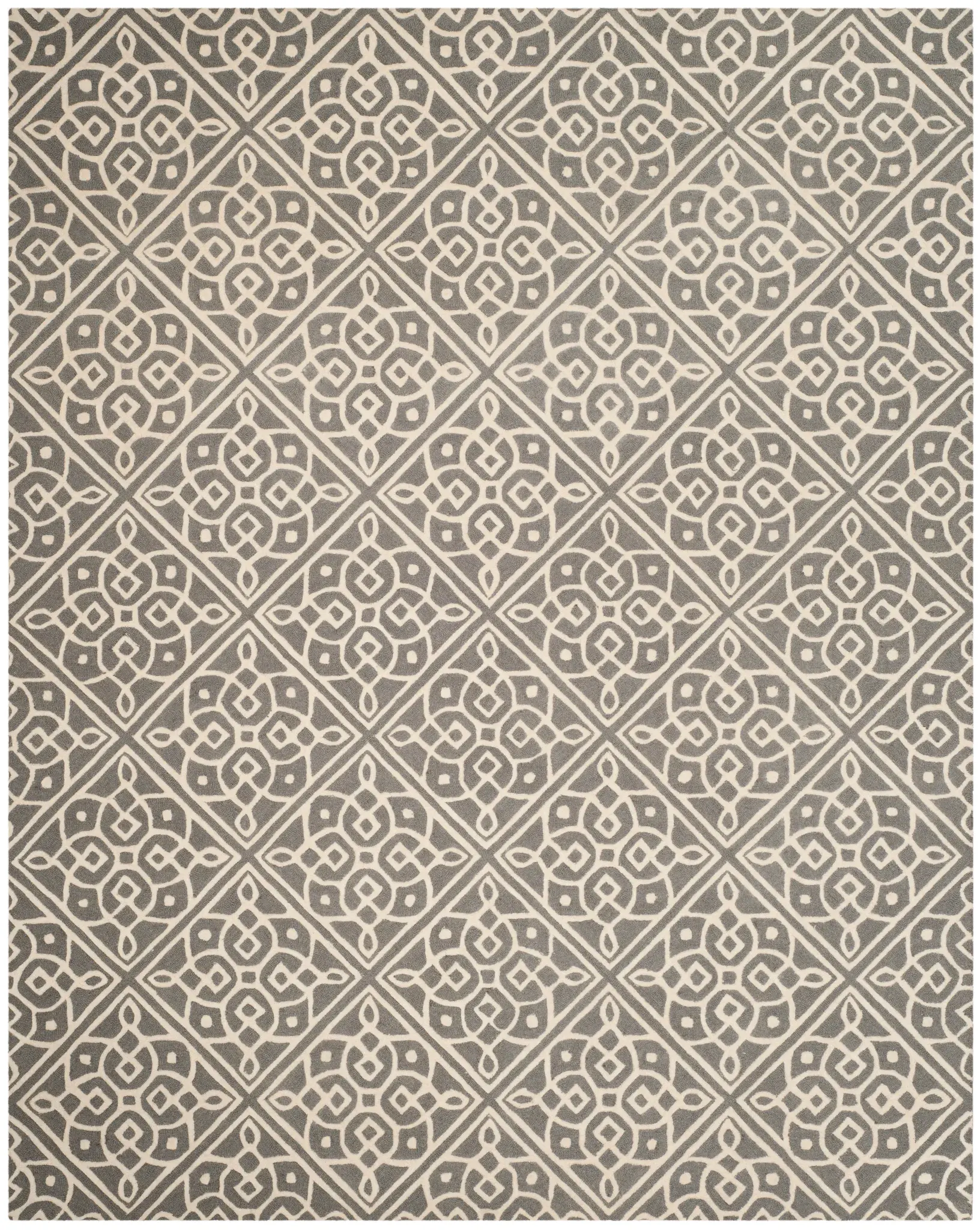 Cambridge Diamond Tile Hand-Tufted Wool Rug