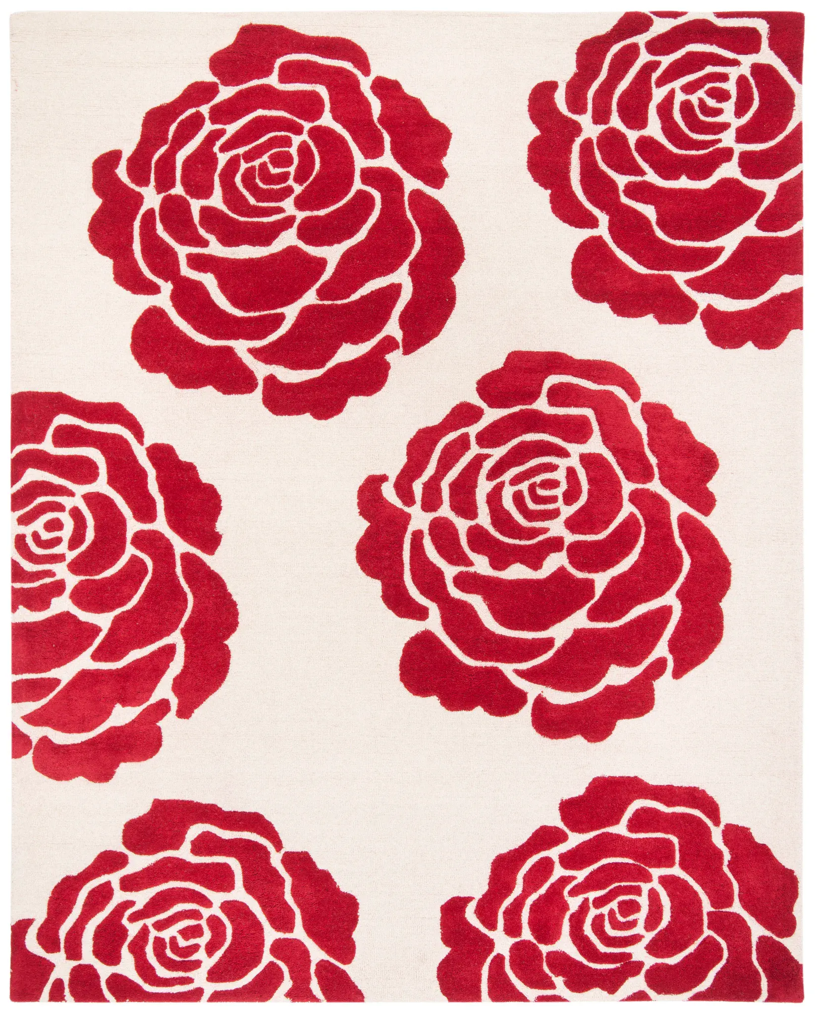 Cambridge Rose Hand-Tufted Wool Rug