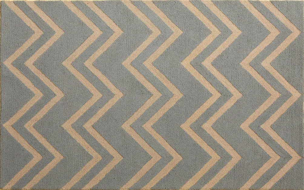 Cambridge Chevron Hand-Tufted Rug