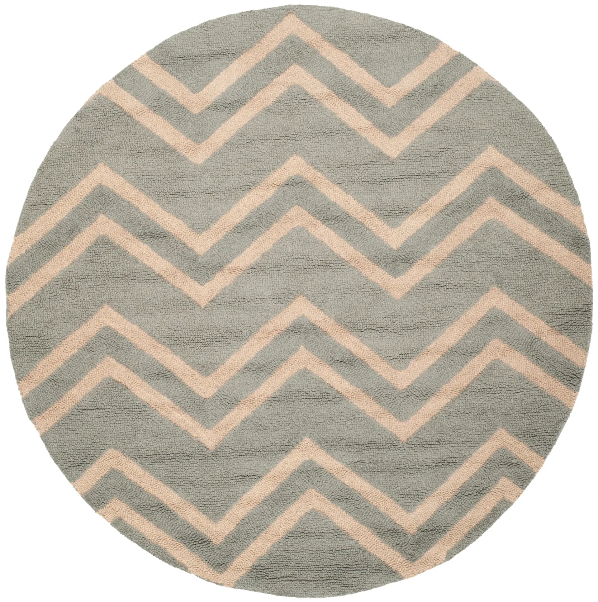 Cambridge Chevron Hand-Tufted Rug