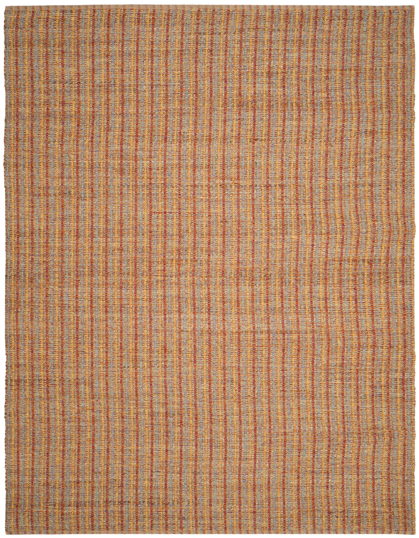 Cape Cod Pinstripe Hand-Woven Jute Rug