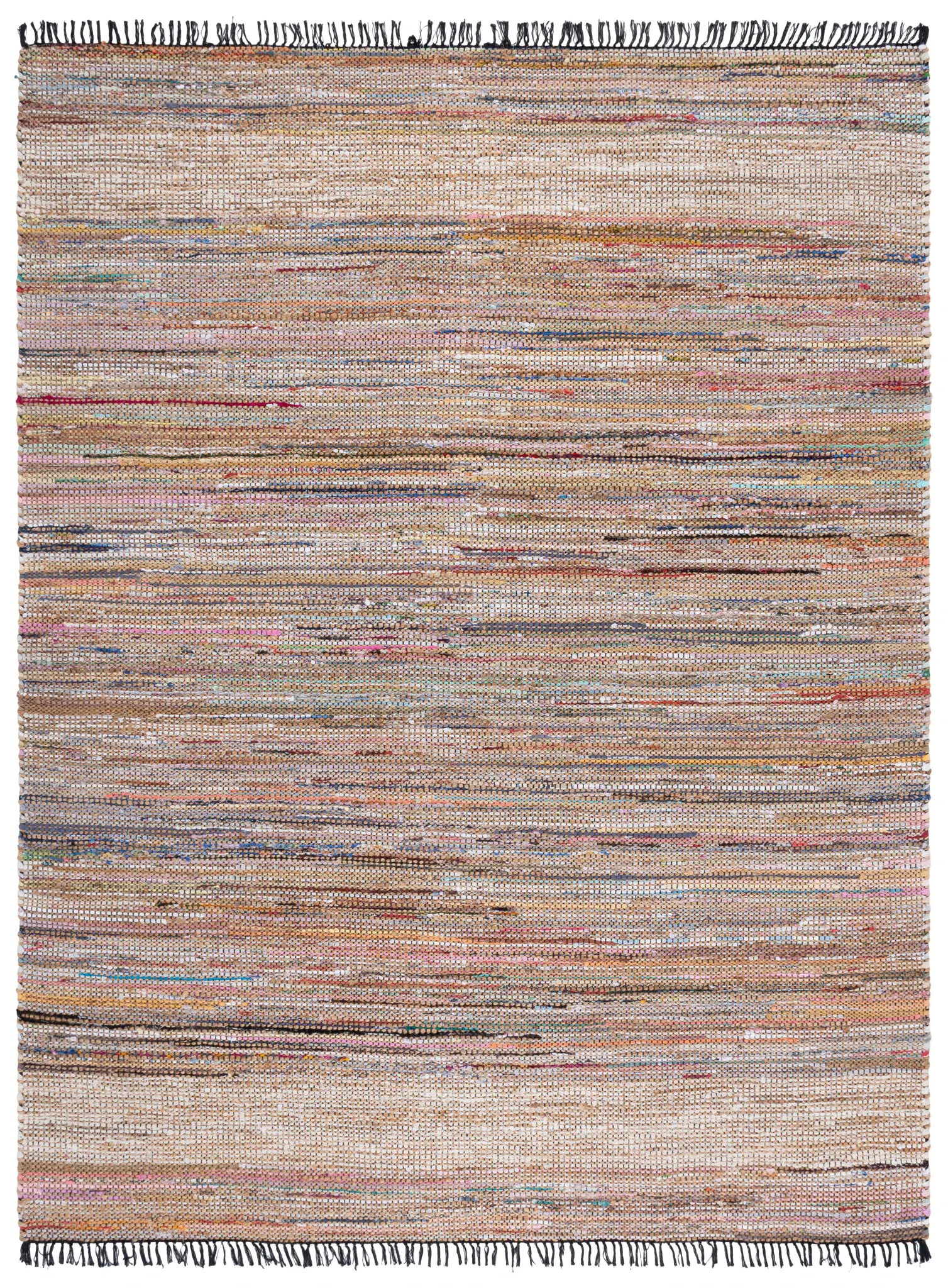 Cape Cod Striped Hand-Woven Jute Rug