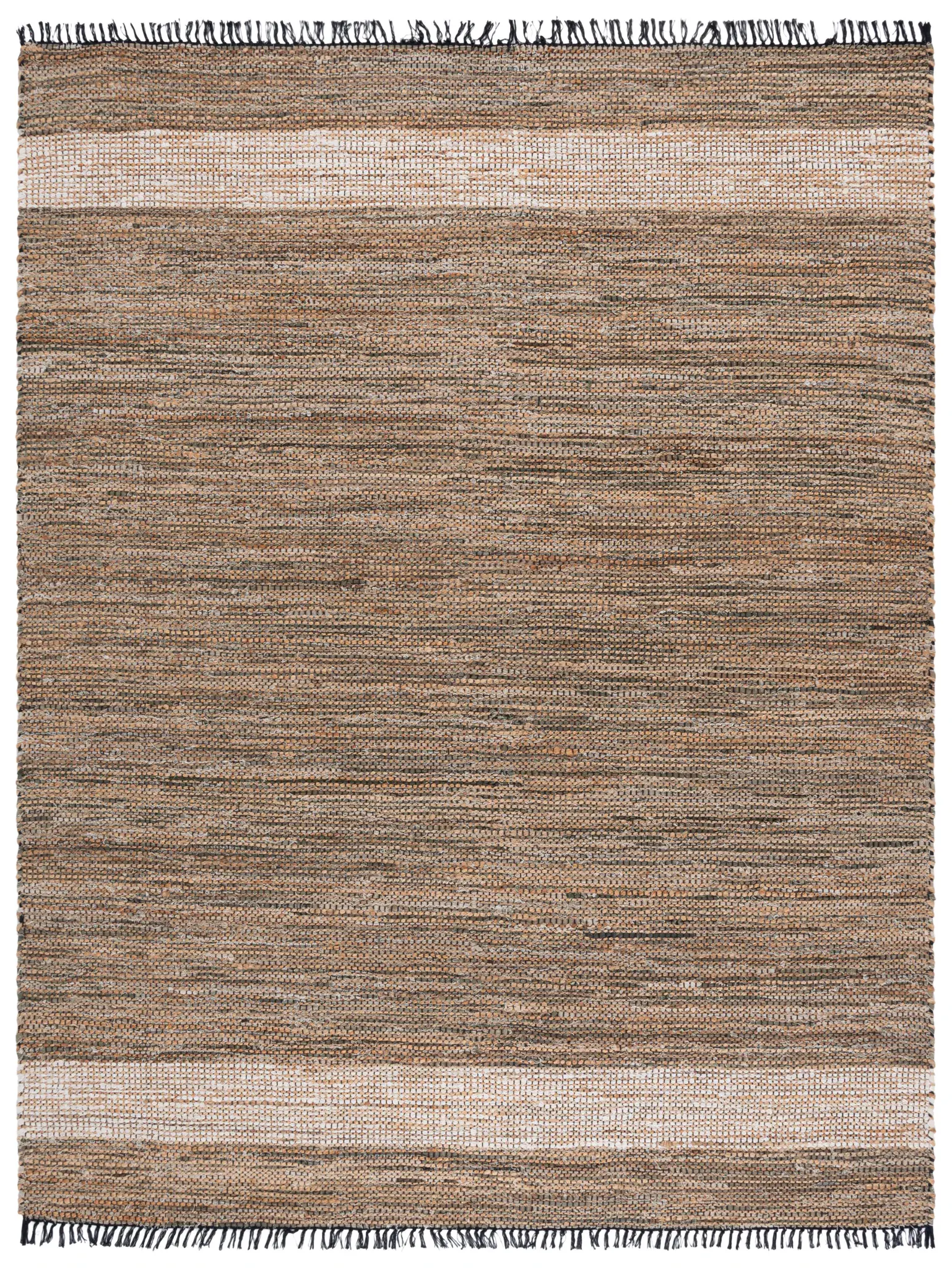 Cape Cod Striped Hand-Woven Jute Rug