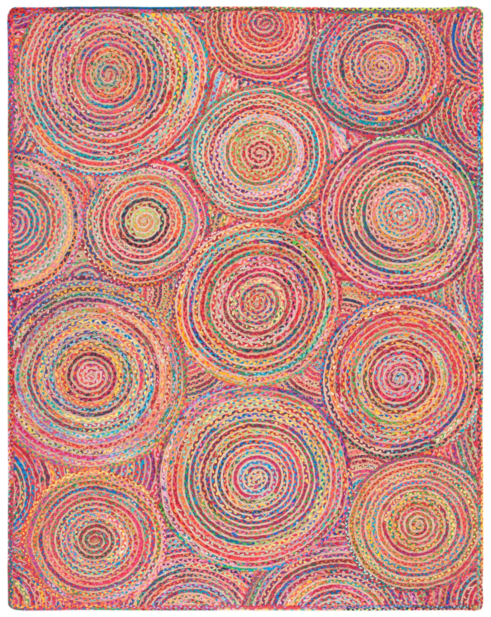 Cape Cod Concentric Circles Hand-Woven Rug