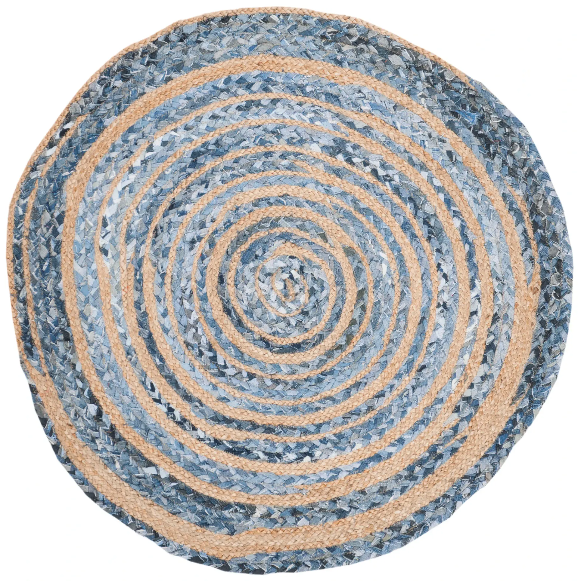 Cape Cod Concentric Stripe Hand-Woven Rug
