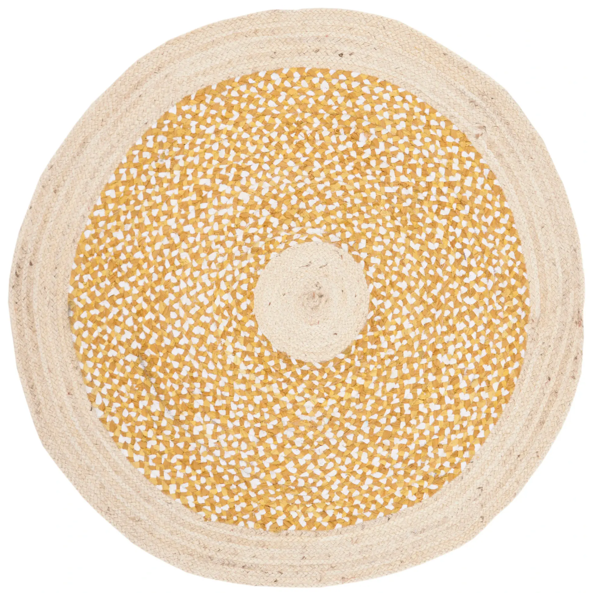 Cape Cod Concentric Band Hand-Woven Rug