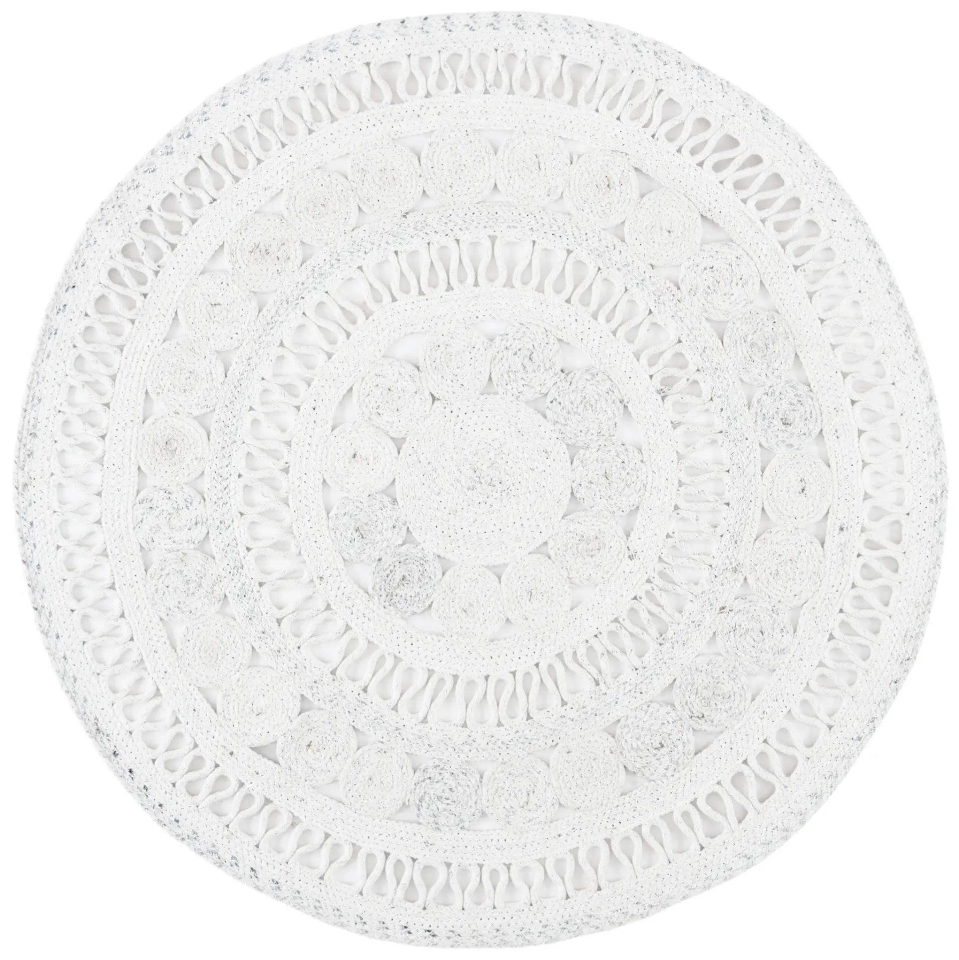 Cape Cod Concentric Circle Hand-Woven Rug
