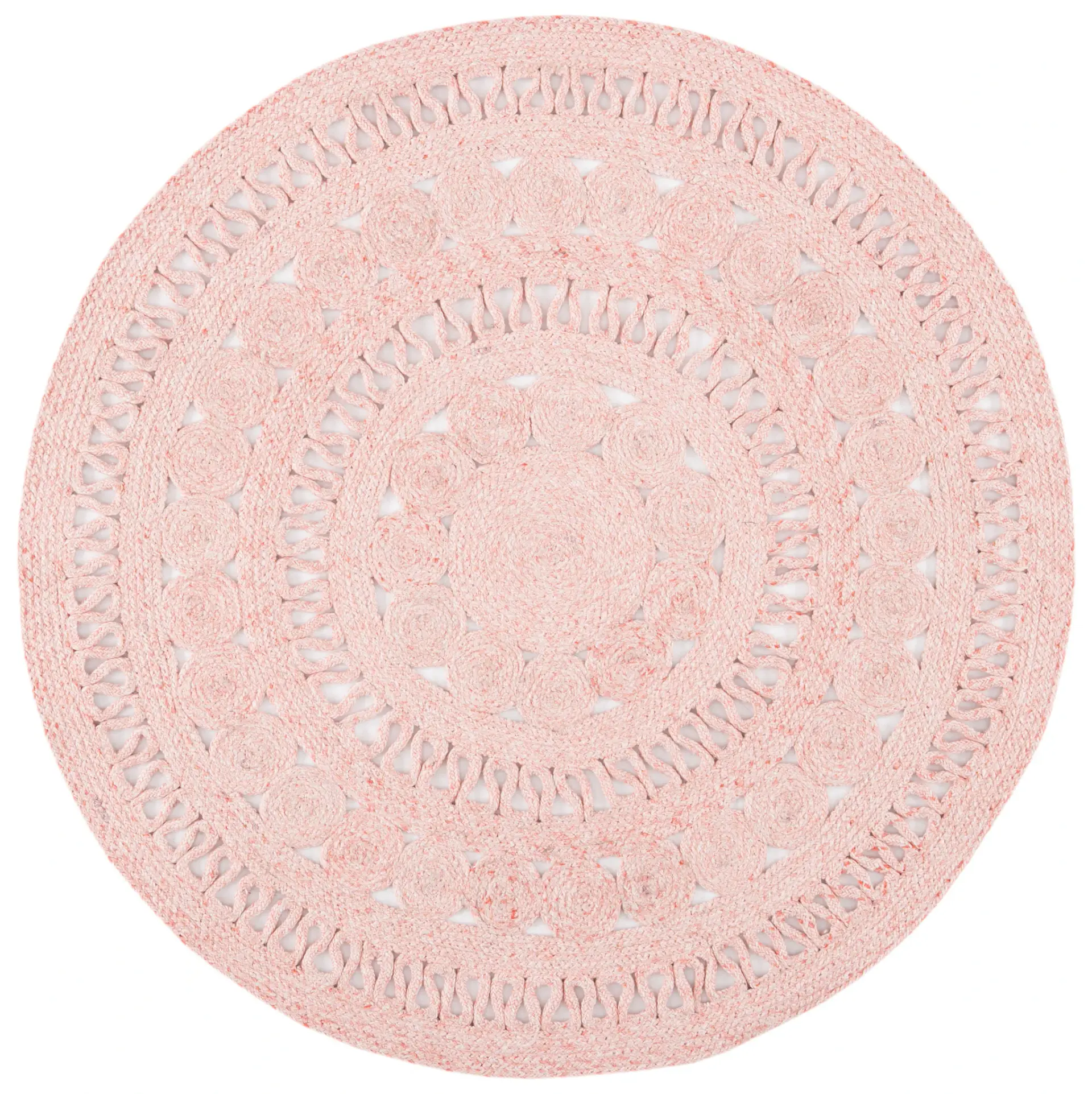 Cape Cod Concentric Circle Hand-Woven Rug