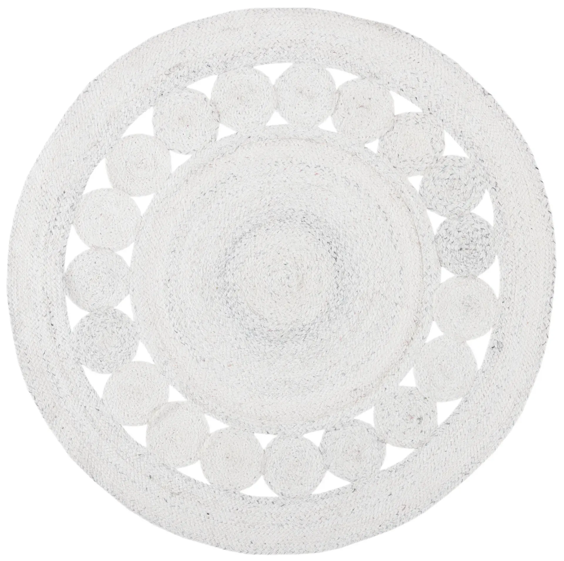 Cape Cod Braided Medallion Hand-Woven Rug