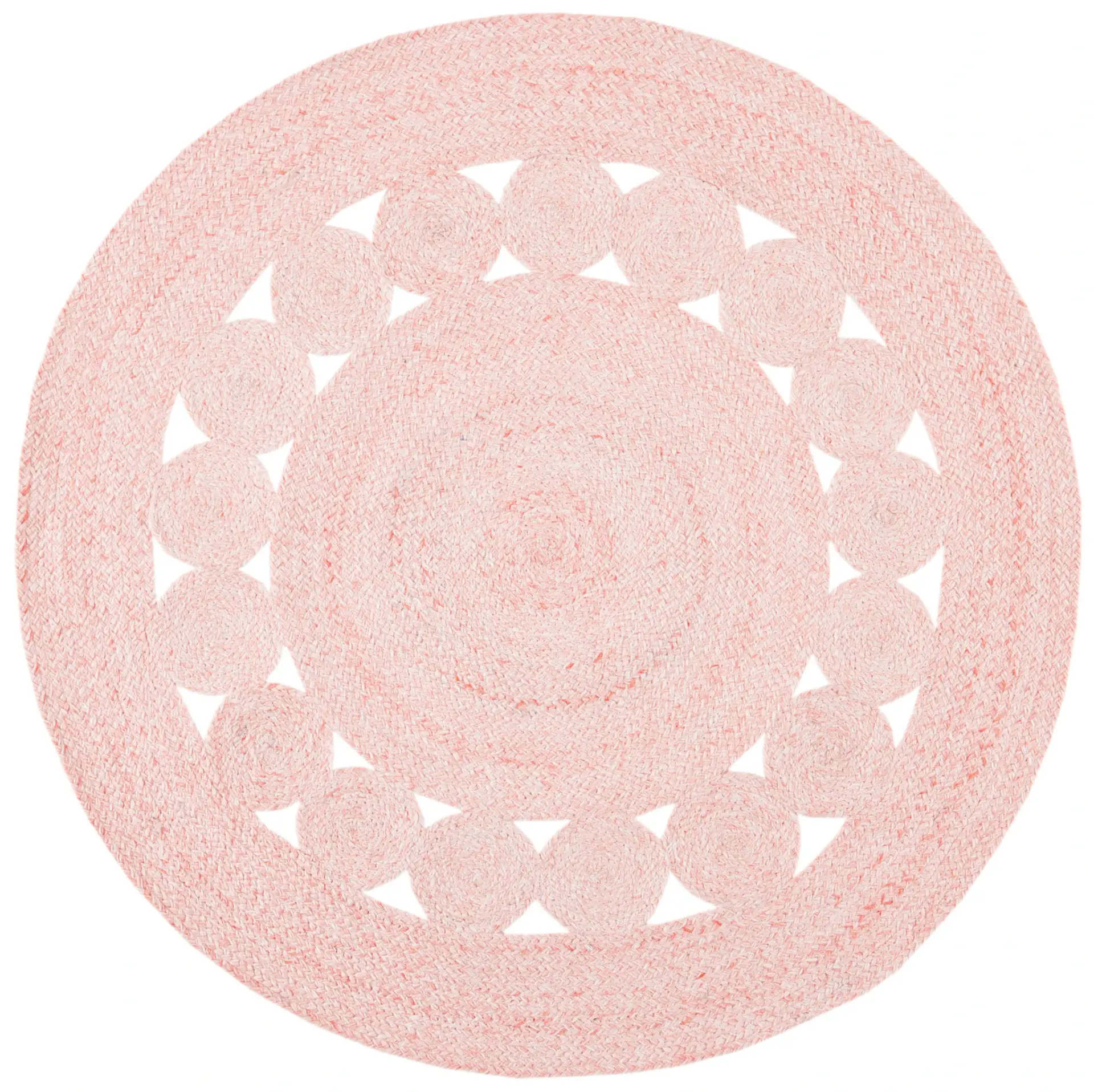 Cape Cod Braided Medallion Hand-Woven Rug