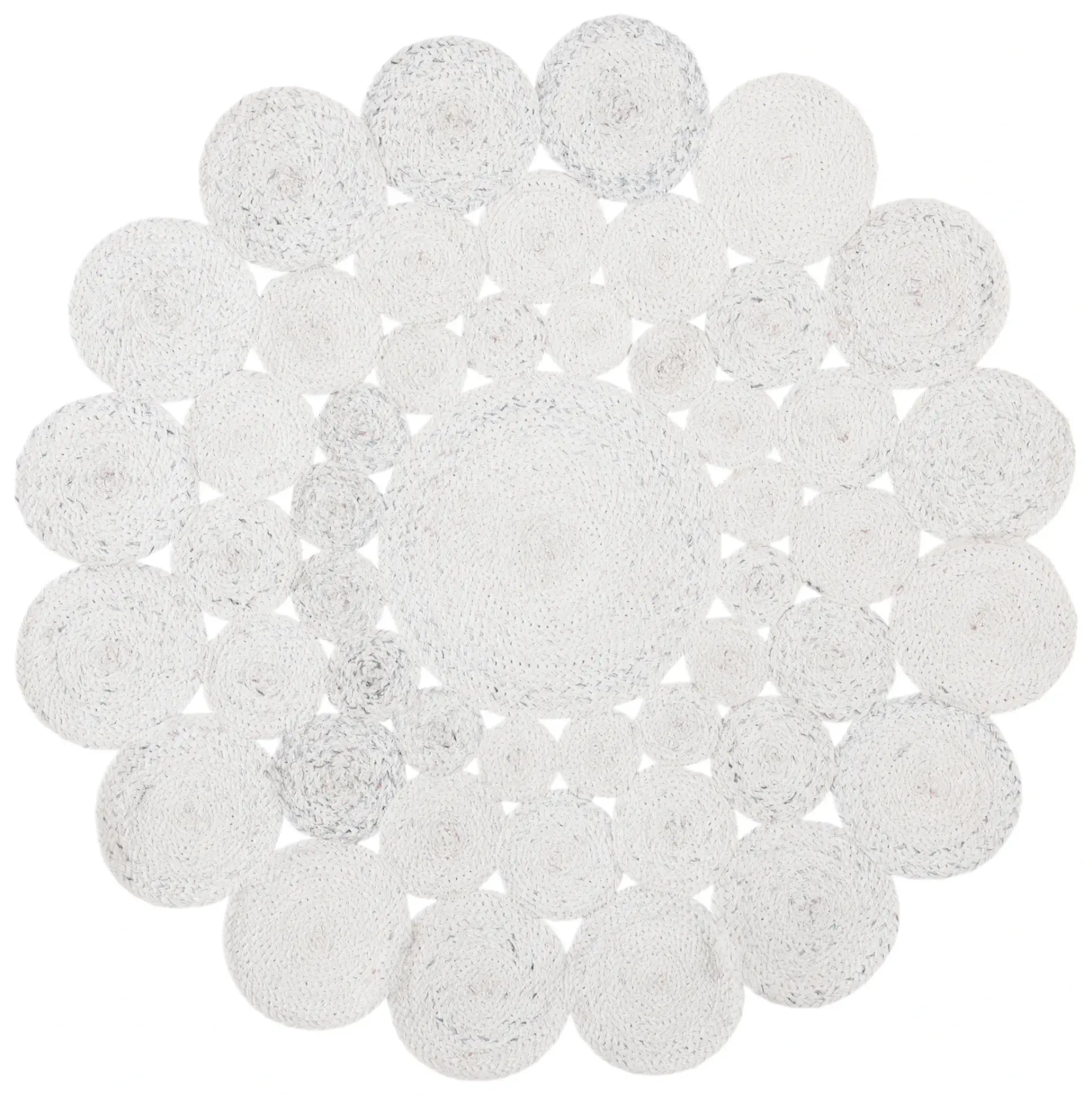 Cape Cod Braided Circle Hand-Woven Rug