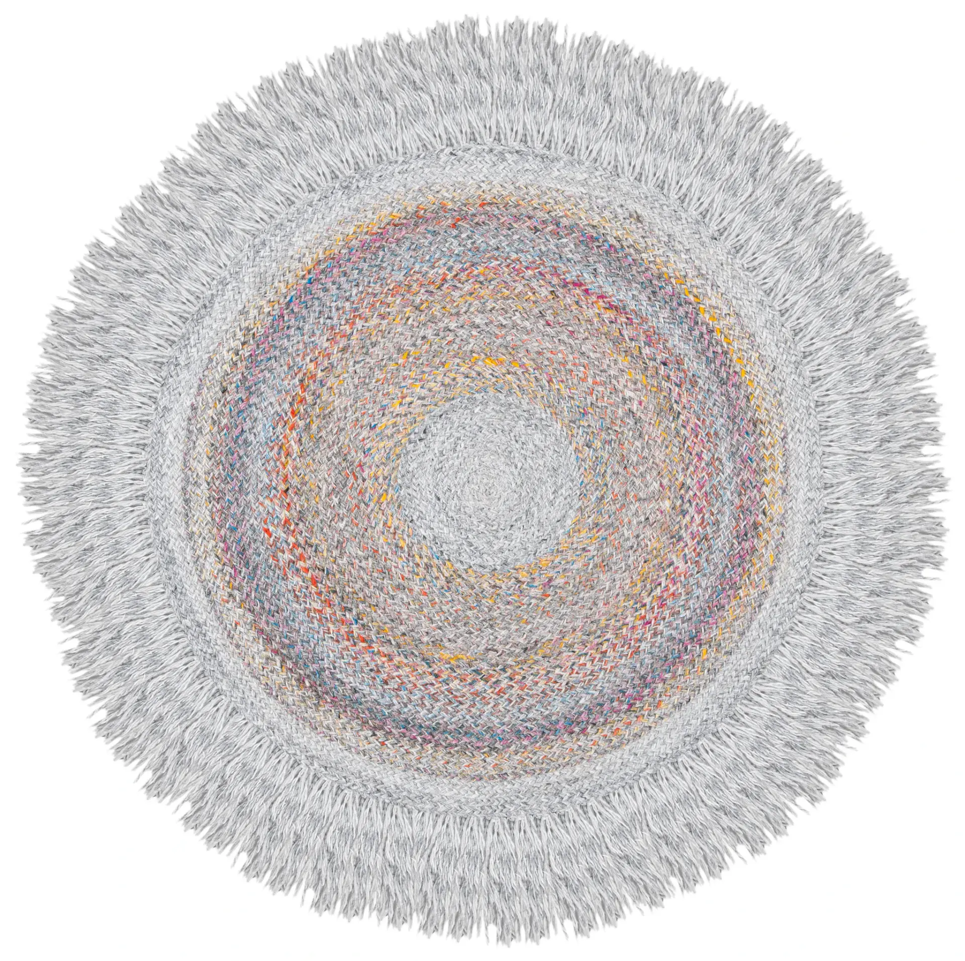 Cape Cod Fringed Border Hand-Woven Rug