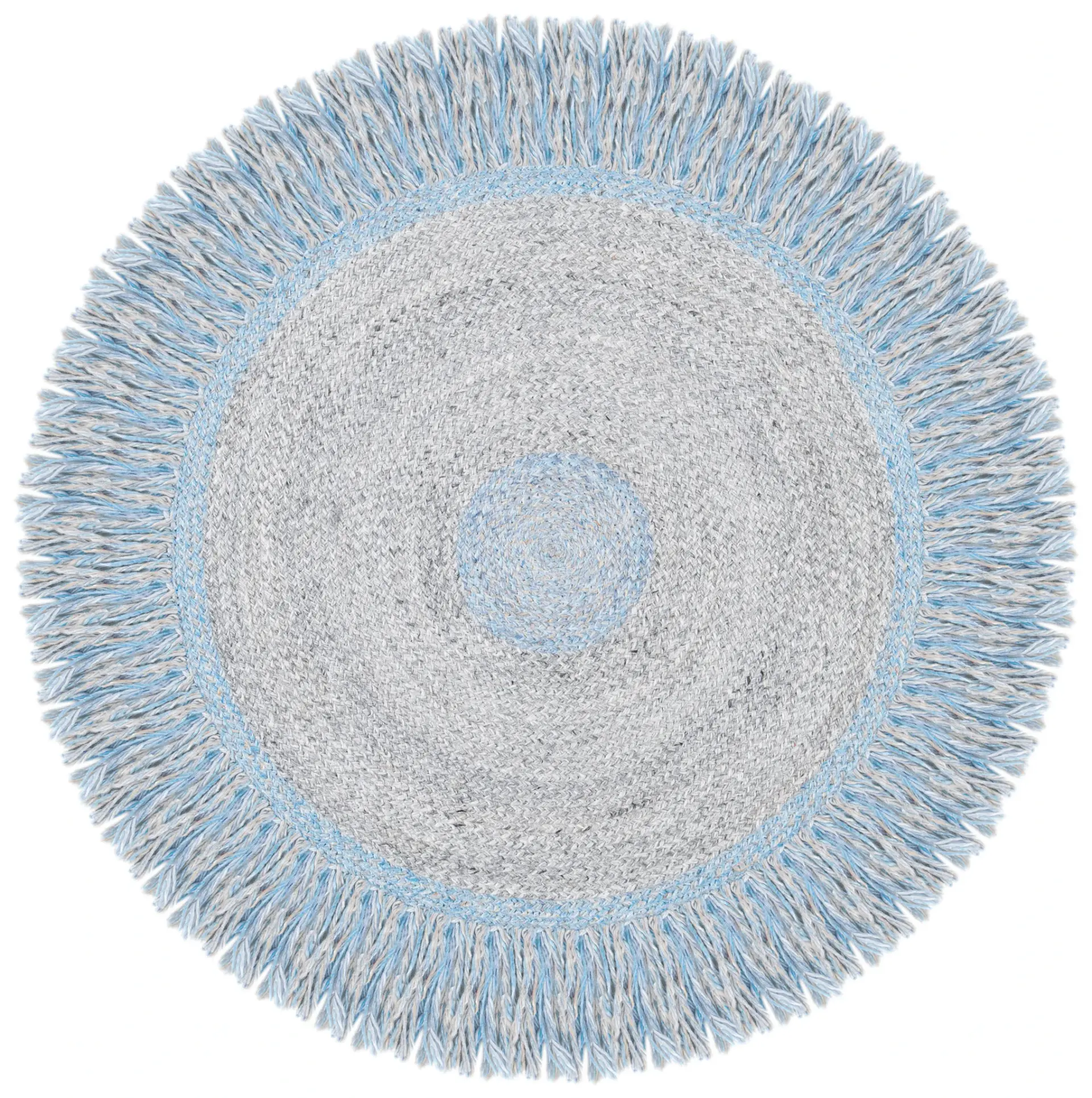 Cape Cod Fringed Border Hand-Woven Rug