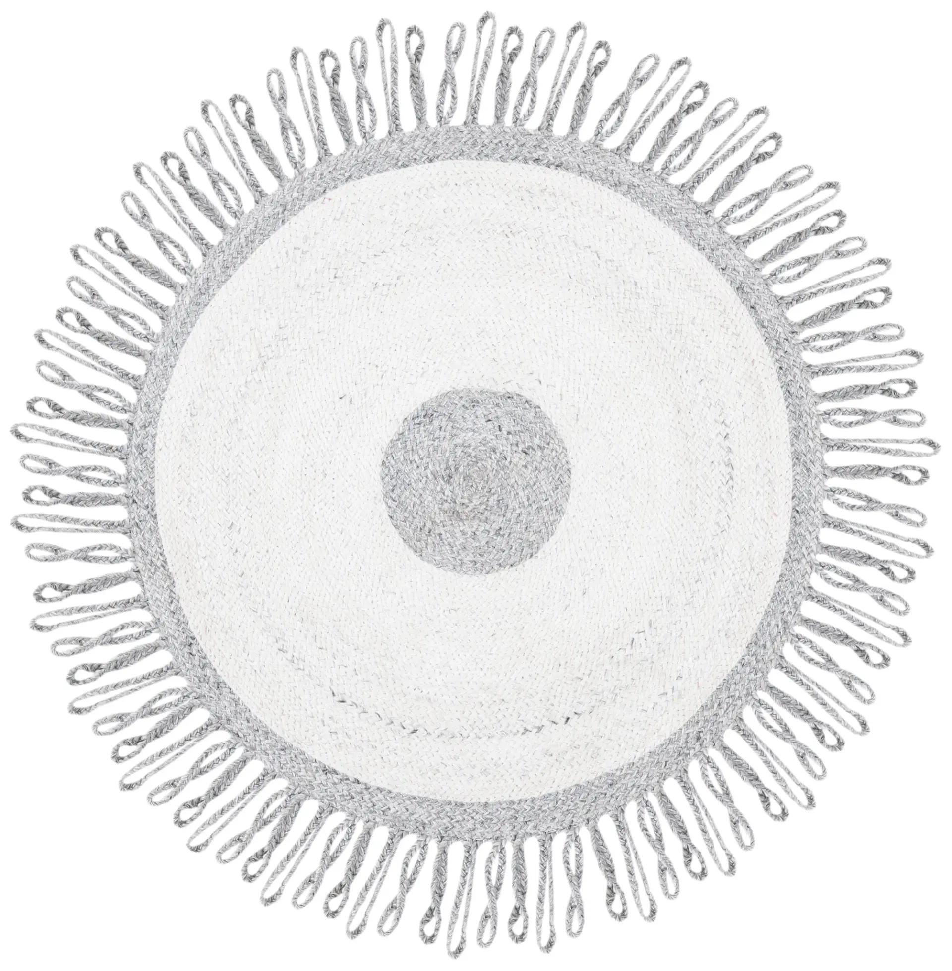 Cape Cod Concentric Banded Hand-Woven Rug