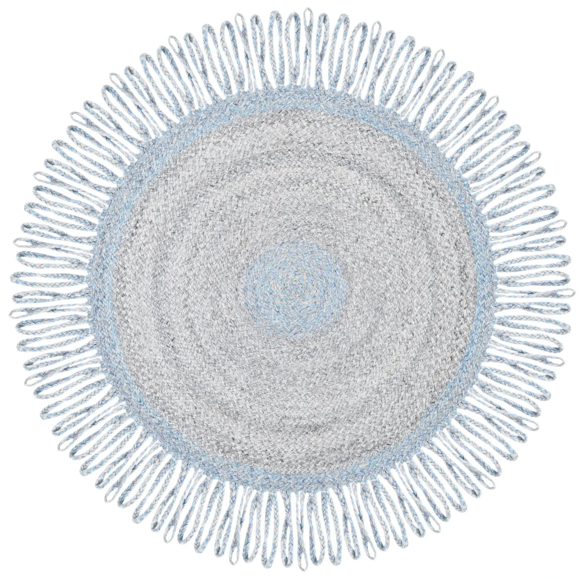 Cape Cod Concentric Banded Hand-Woven Rug