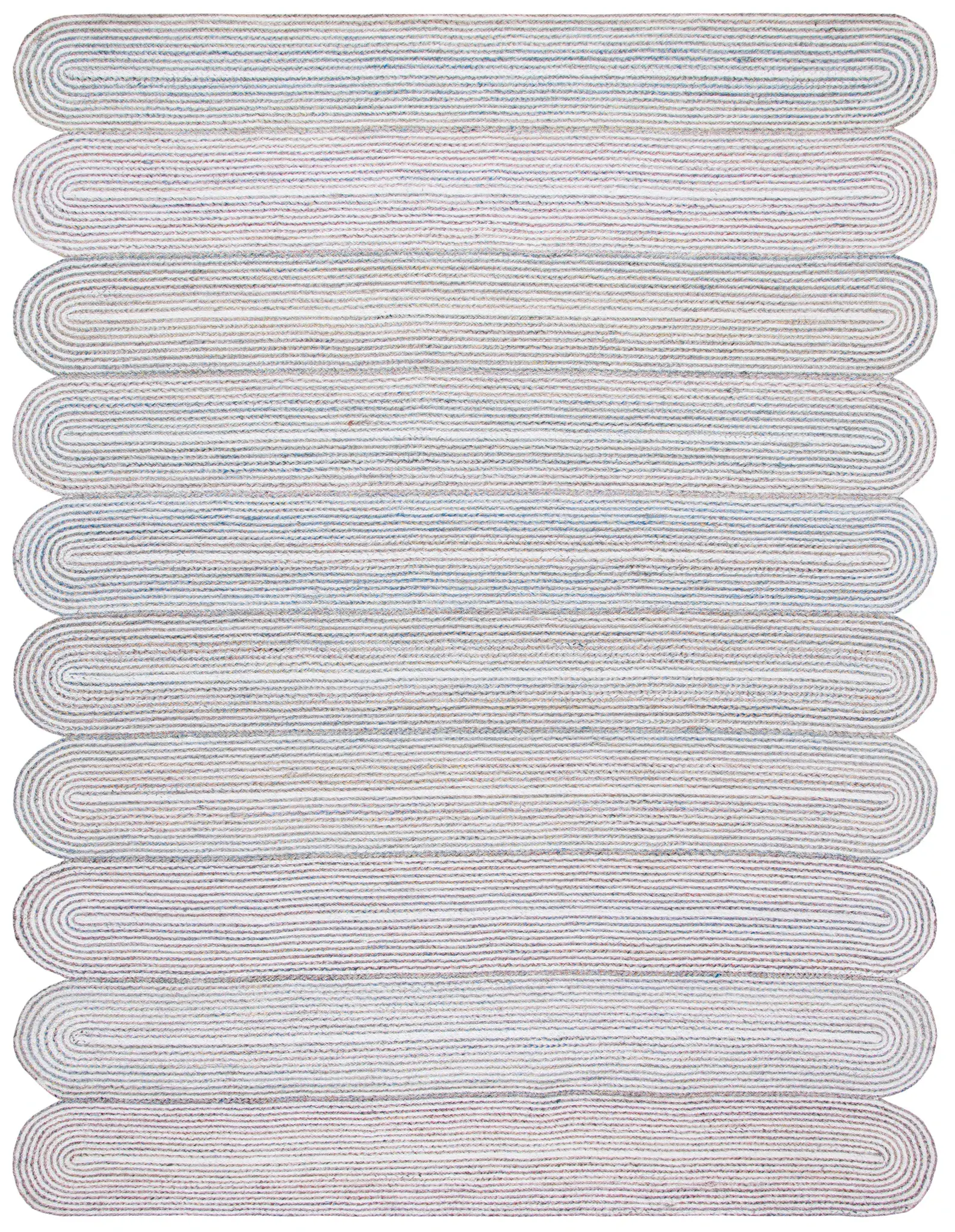 Cape Cod Scalloped Hand-Woven Rug