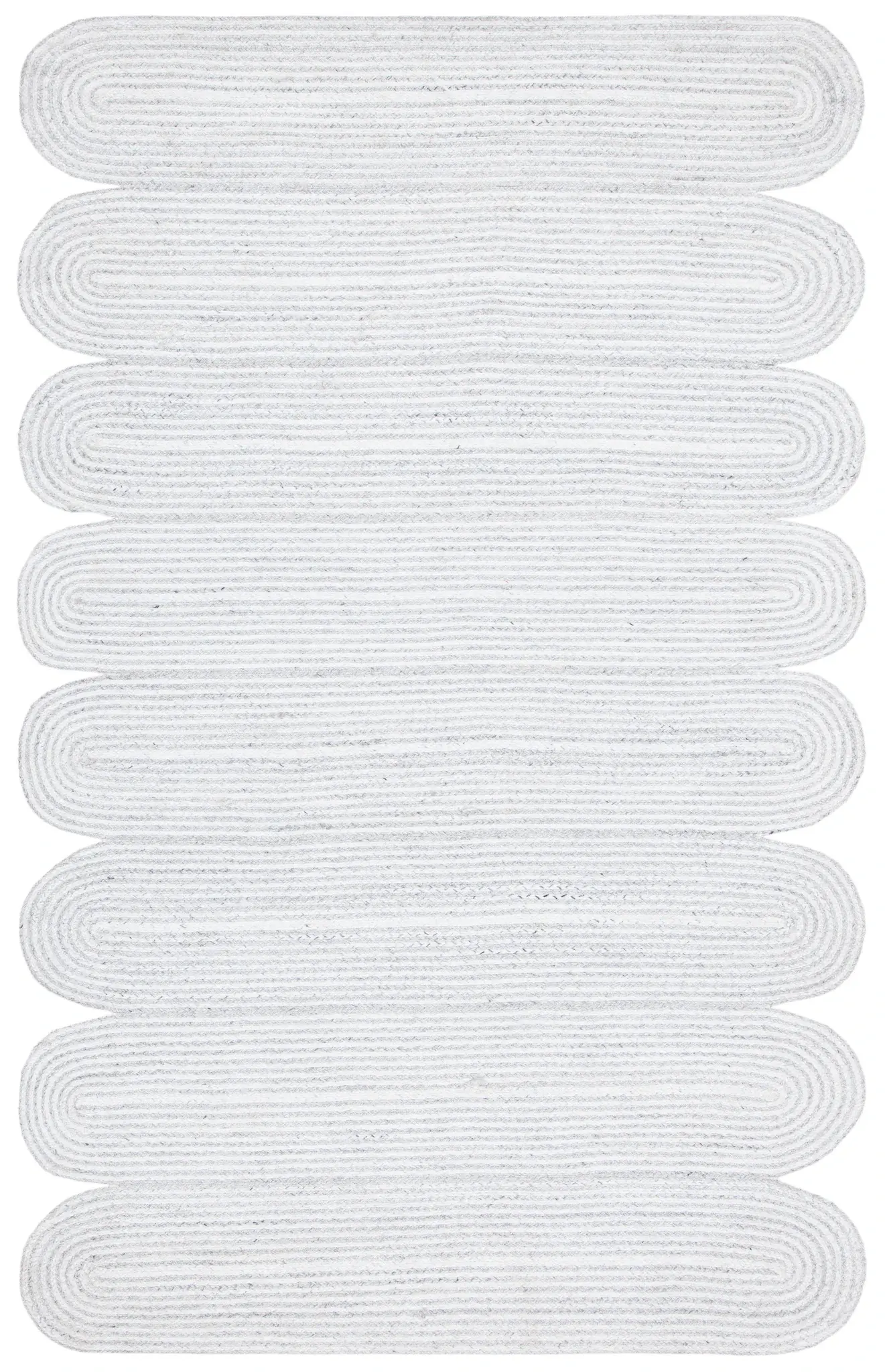 Cape Cod Scalloped Hand-Woven Rug