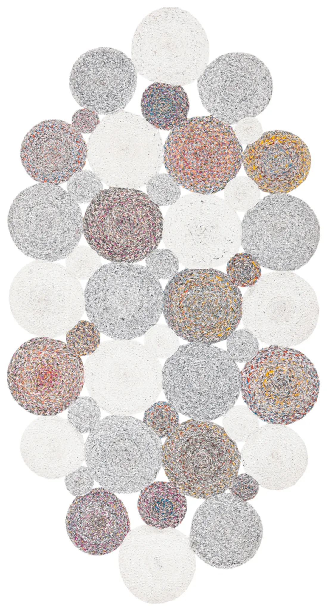 Cape Cod Coiled Circles Hand-Woven Rug