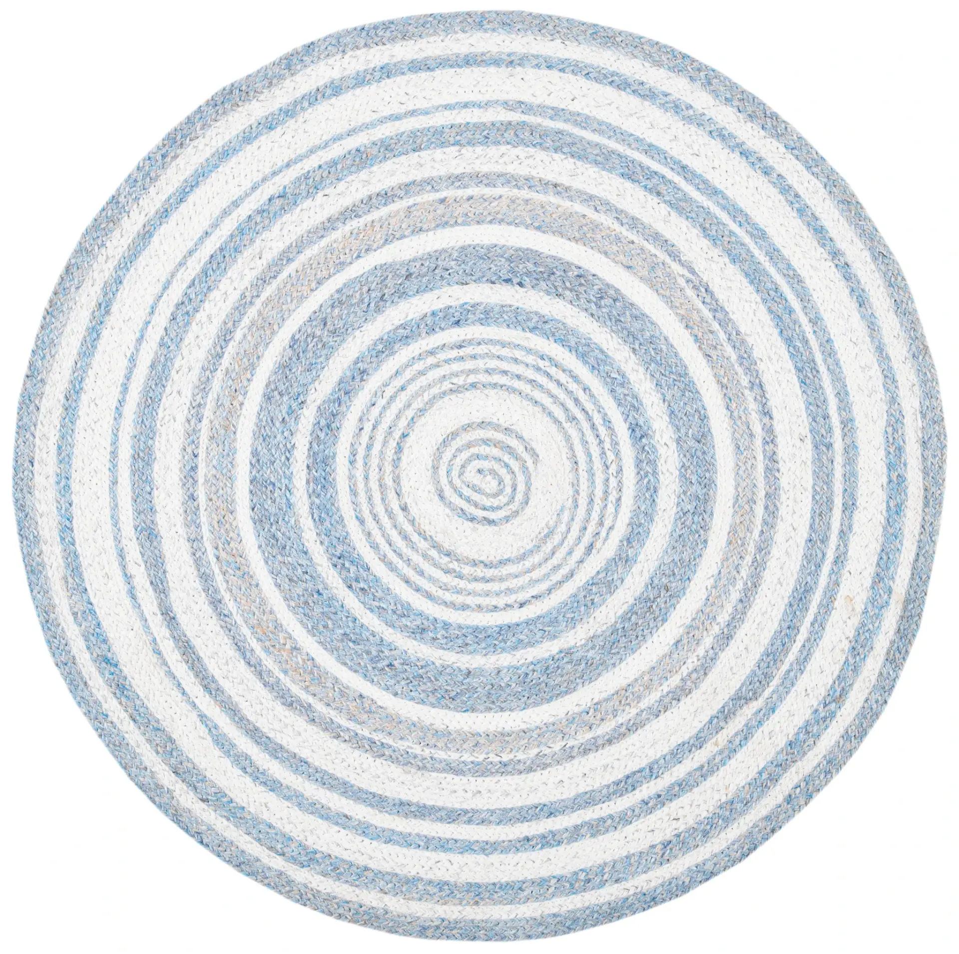 Cape Cod Spiral Stripe Hand-Woven Rug