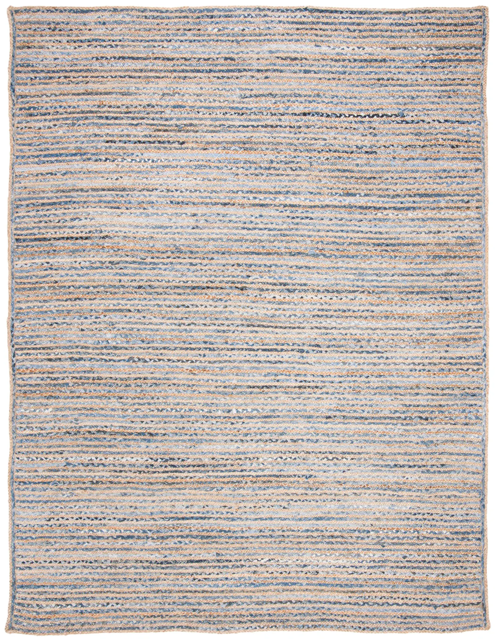 Cape Cod Braided Stripe Hand-Woven Rug
