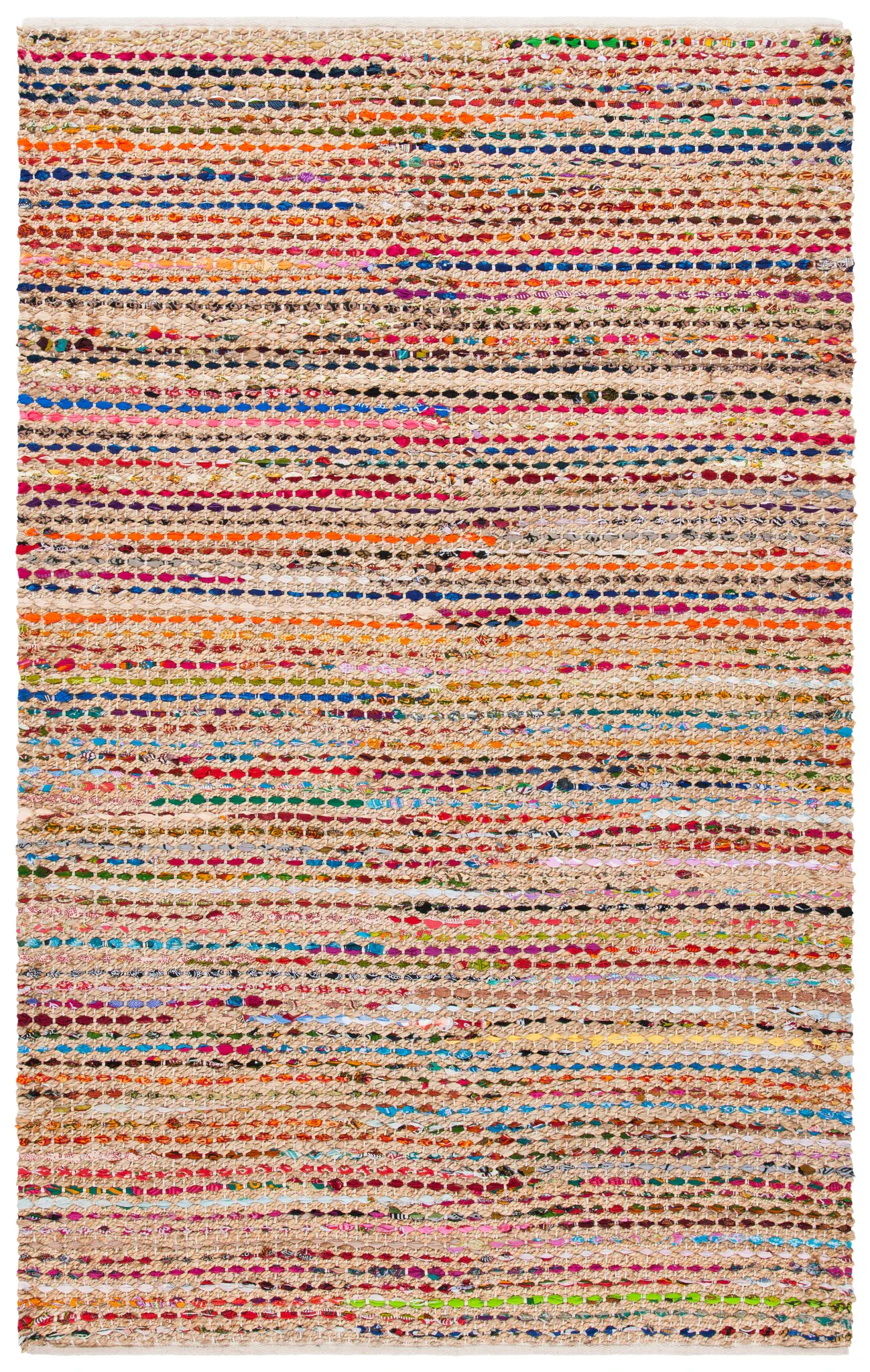 Cape Cod Basket Weave Hand-Woven Jute Rug
