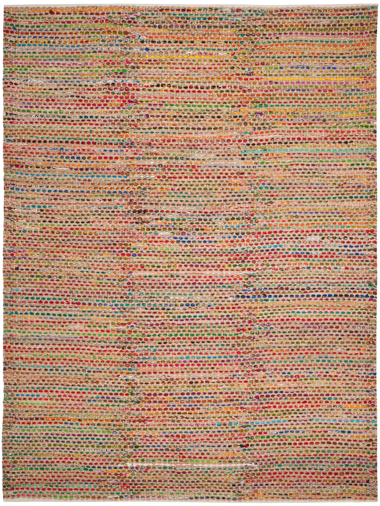 Cape Cod Basket Weave Hand-Woven Jute Rug