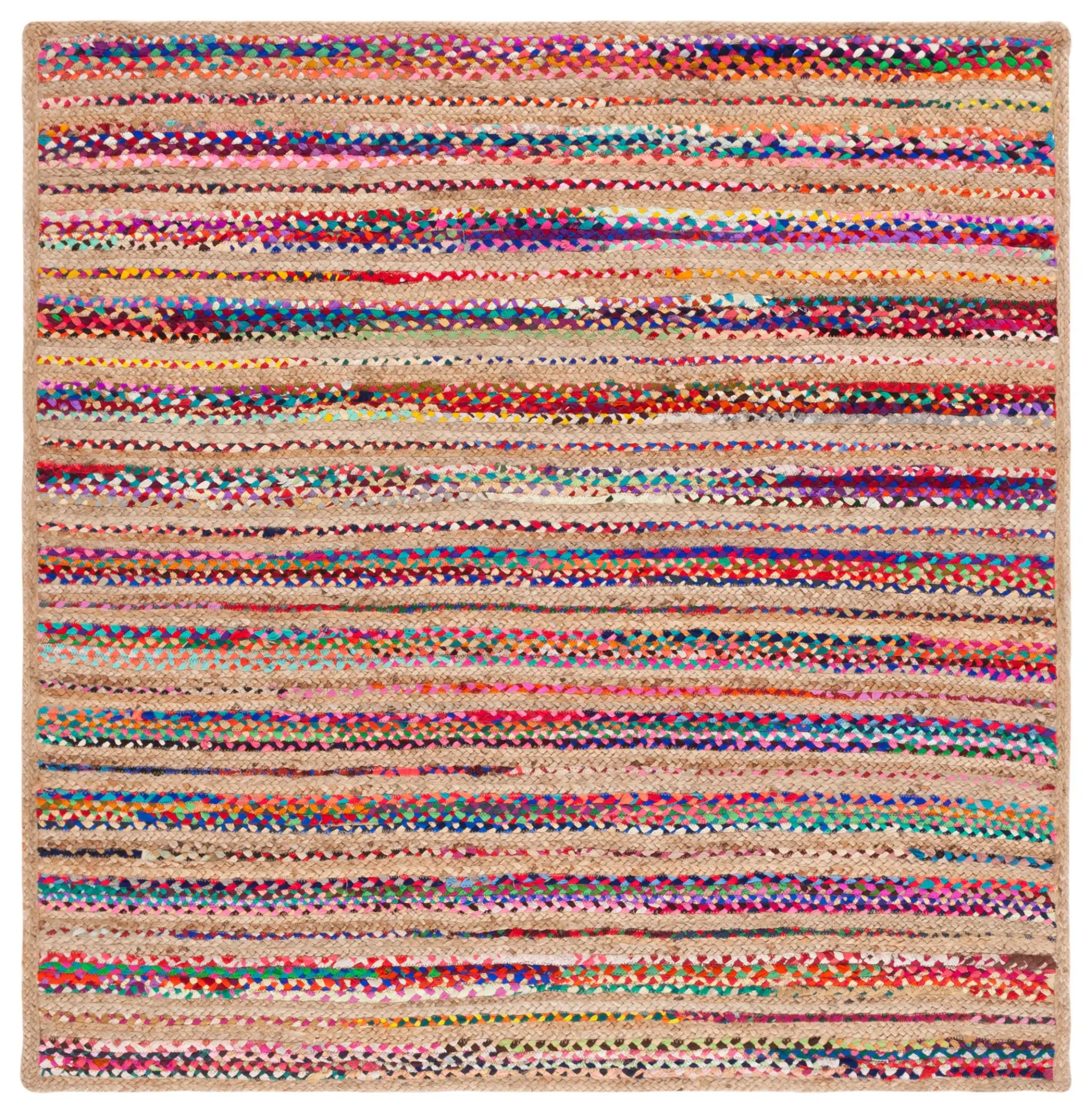 Cape Cod Heathered Thin Stripe Hand-Woven Rug