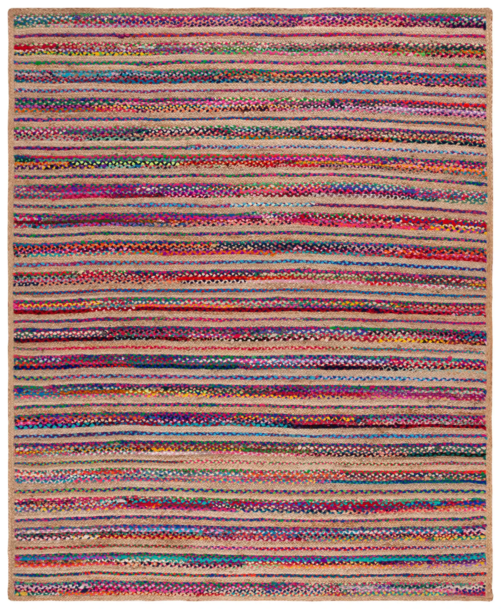 Cape Cod Heathered Thin Stripe Hand-Woven Rug