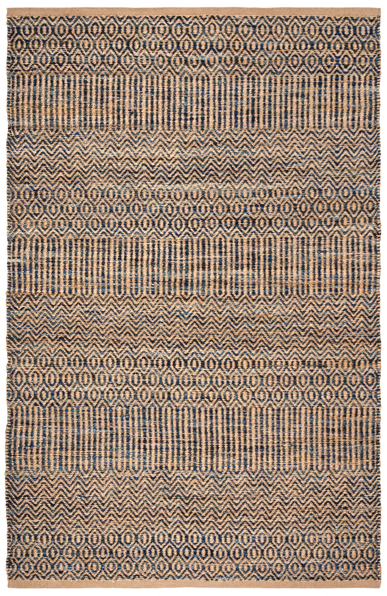 Cape Cod Banded Chevron Hand-Woven Rug