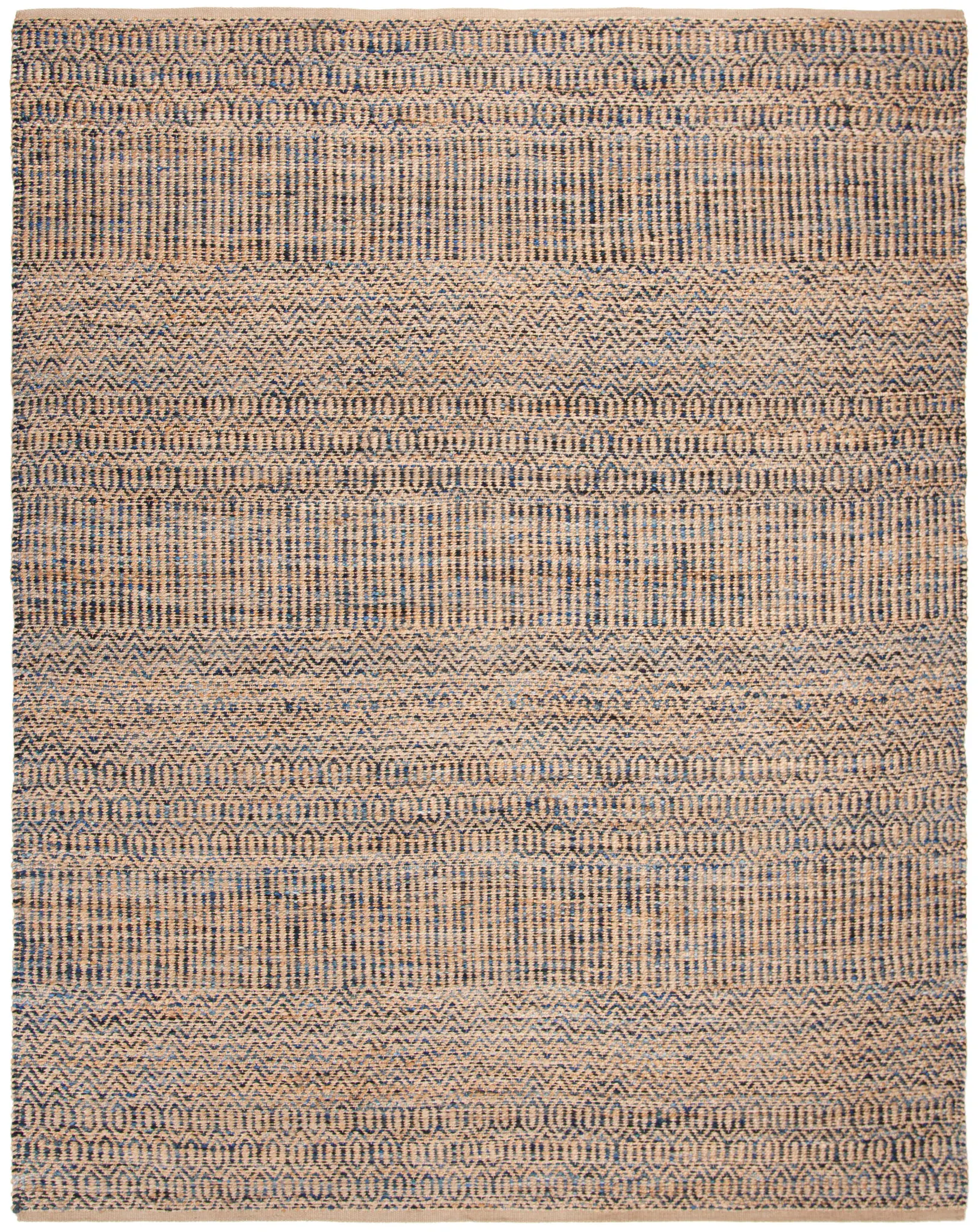 Cape Cod Banded Chevron Hand-Woven Rug