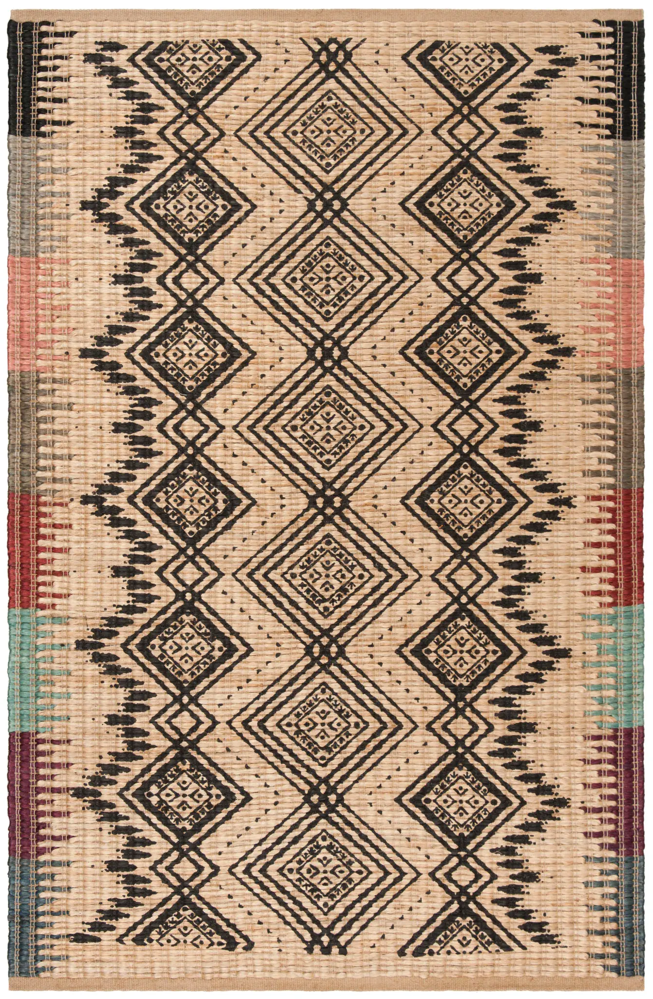 Cape Cod Diamond Stripe Hand-Woven Rug