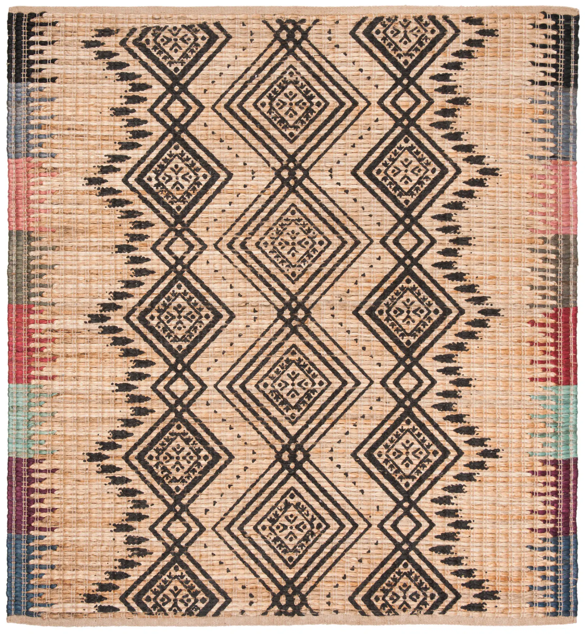 Cape Cod Diamond Stripe Hand-Woven Rug