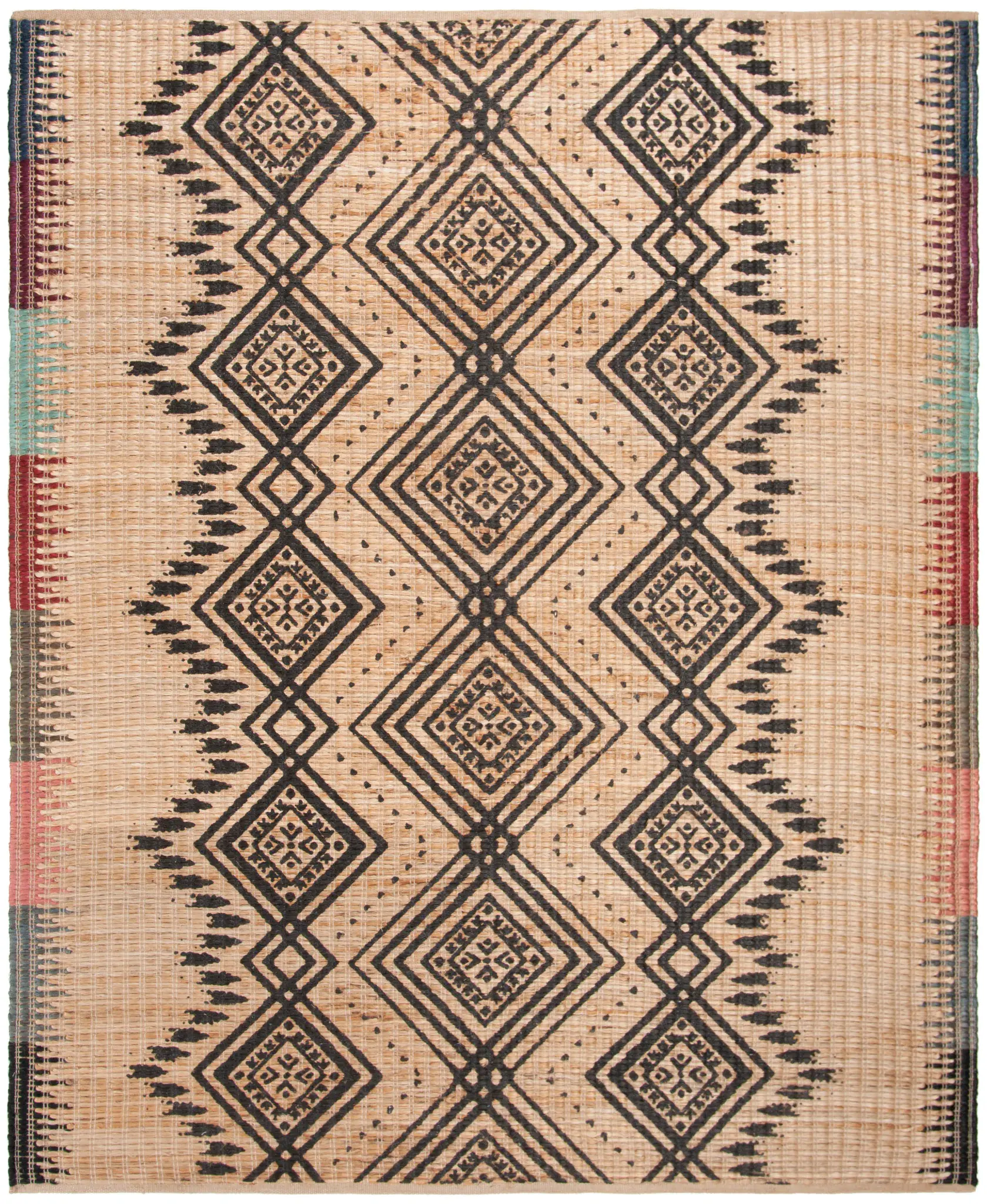 Cape Cod Diamond Stripe Hand-Woven Rug