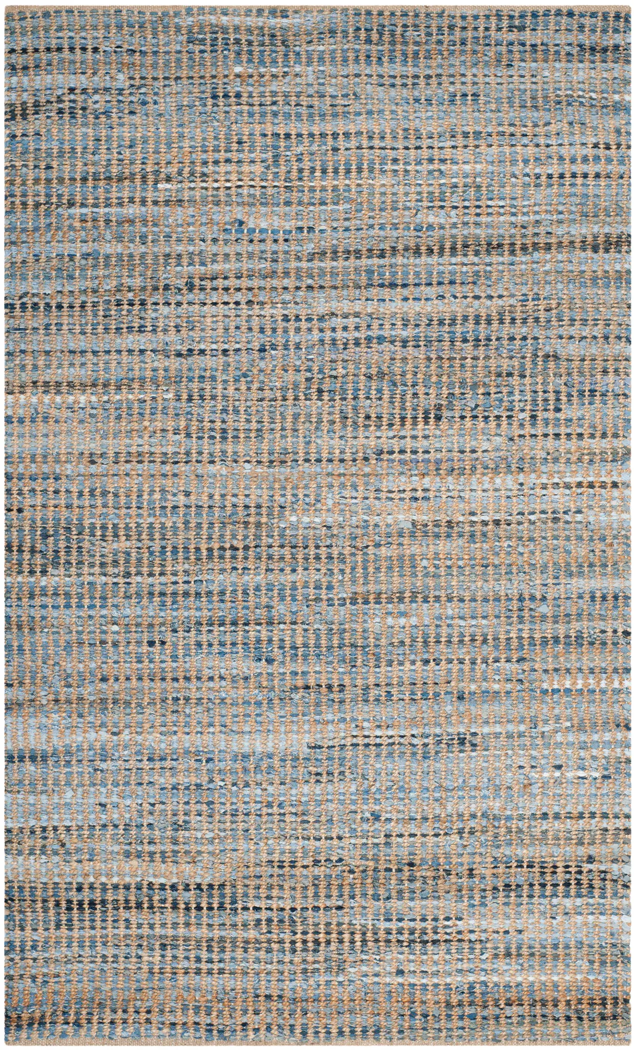Cape Cod Basketweave Stripe Hand-Woven Rug