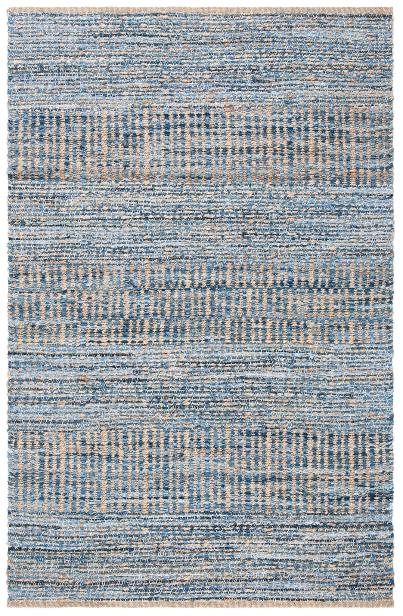 Cape Cod Ribbed Stripe Hand-Woven Jute Rug