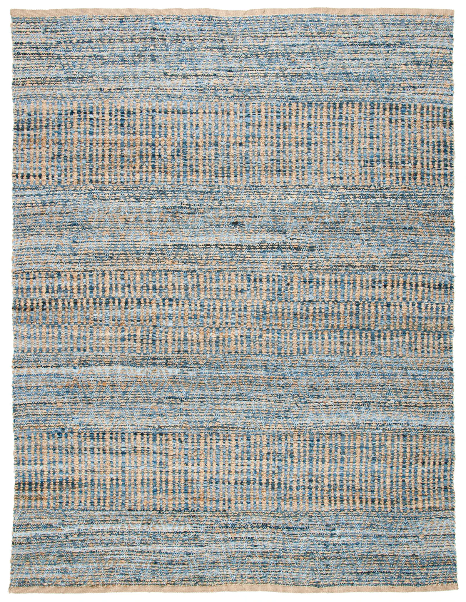 Cape Cod Ribbed Stripe Hand-Woven Jute Rug